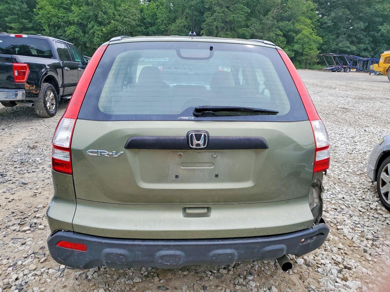 2009 Honda Cr-v Lx Green vin: 5J6RE48359L053328