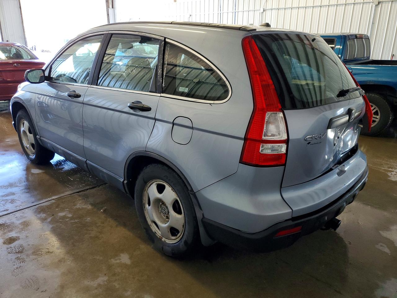 2008 Honda Cr-v Lx Синий vin: 5J6RE48368L034124