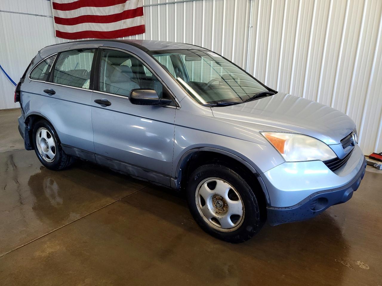 2008 Honda Cr-v Lx Синий vin: 5J6RE48368L034124