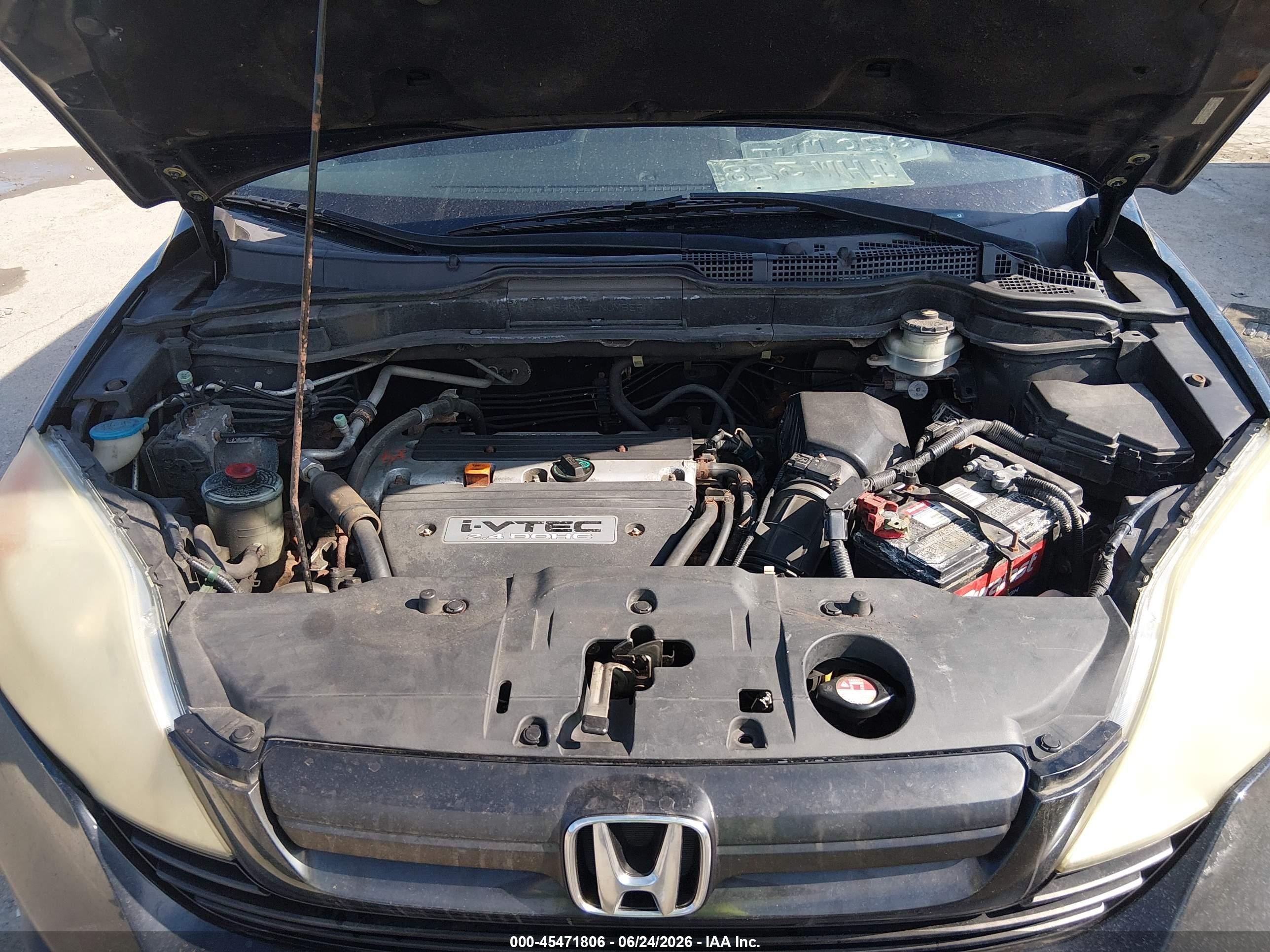 2009 Honda Cr-v Lx Черный vin: 5J6RE48369L023335
