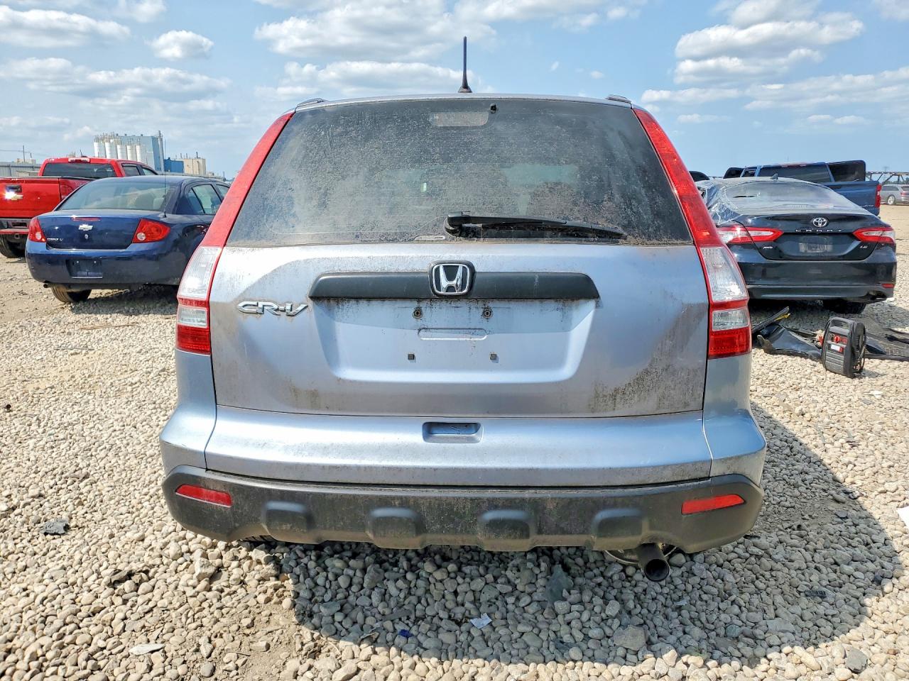 2009 Honda Cr-v Lx Blue vin: 5J6RE48369L040510