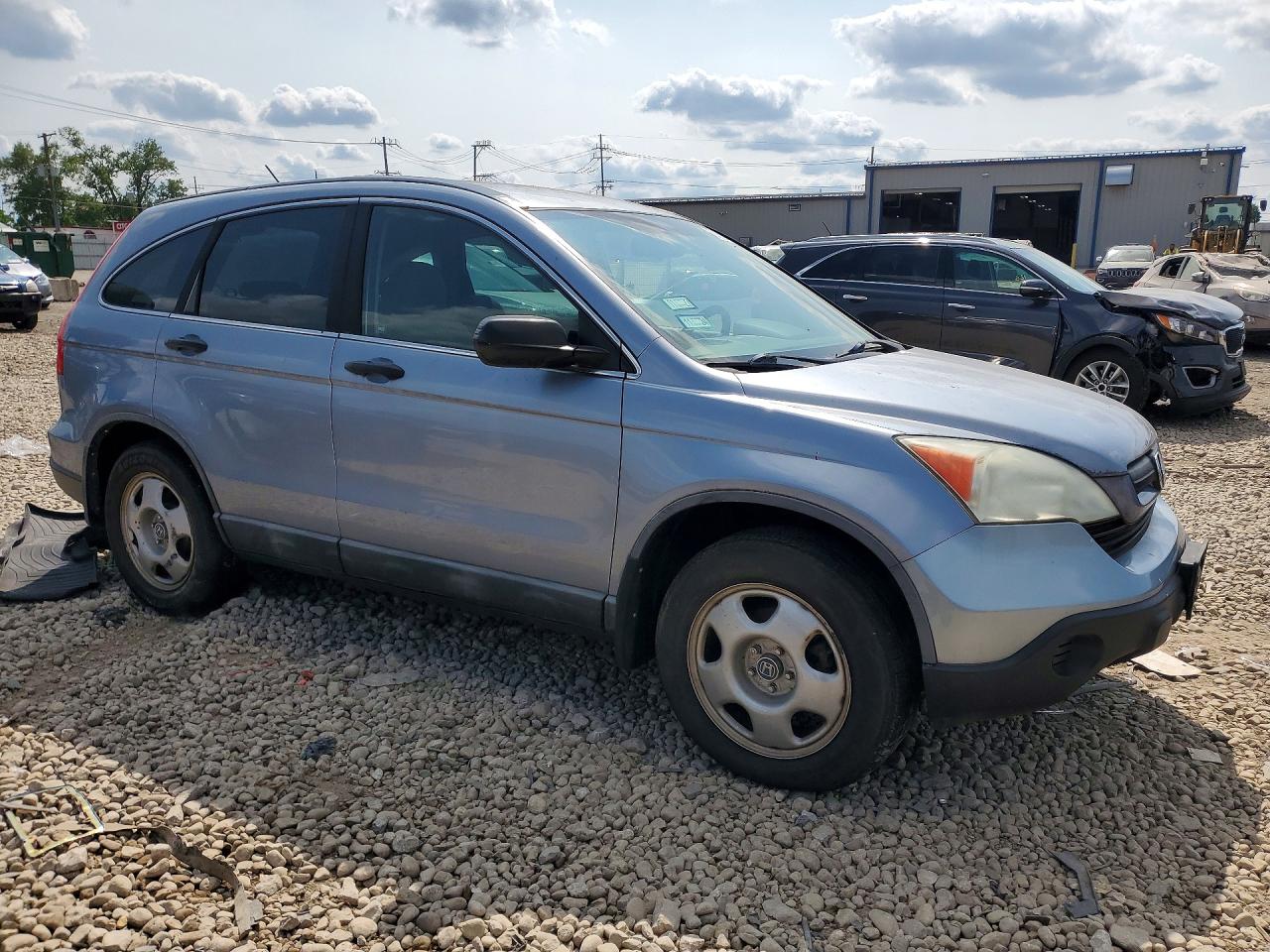 2009 Honda Cr-v Lx Blue vin: 5J6RE48369L040510