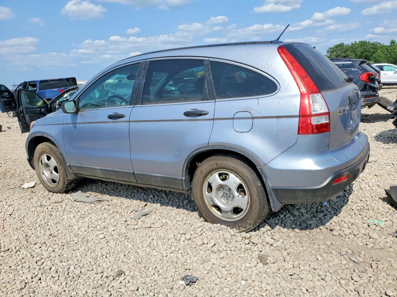 2009 Honda Cr-v Lx Blue vin: 5J6RE48369L040510