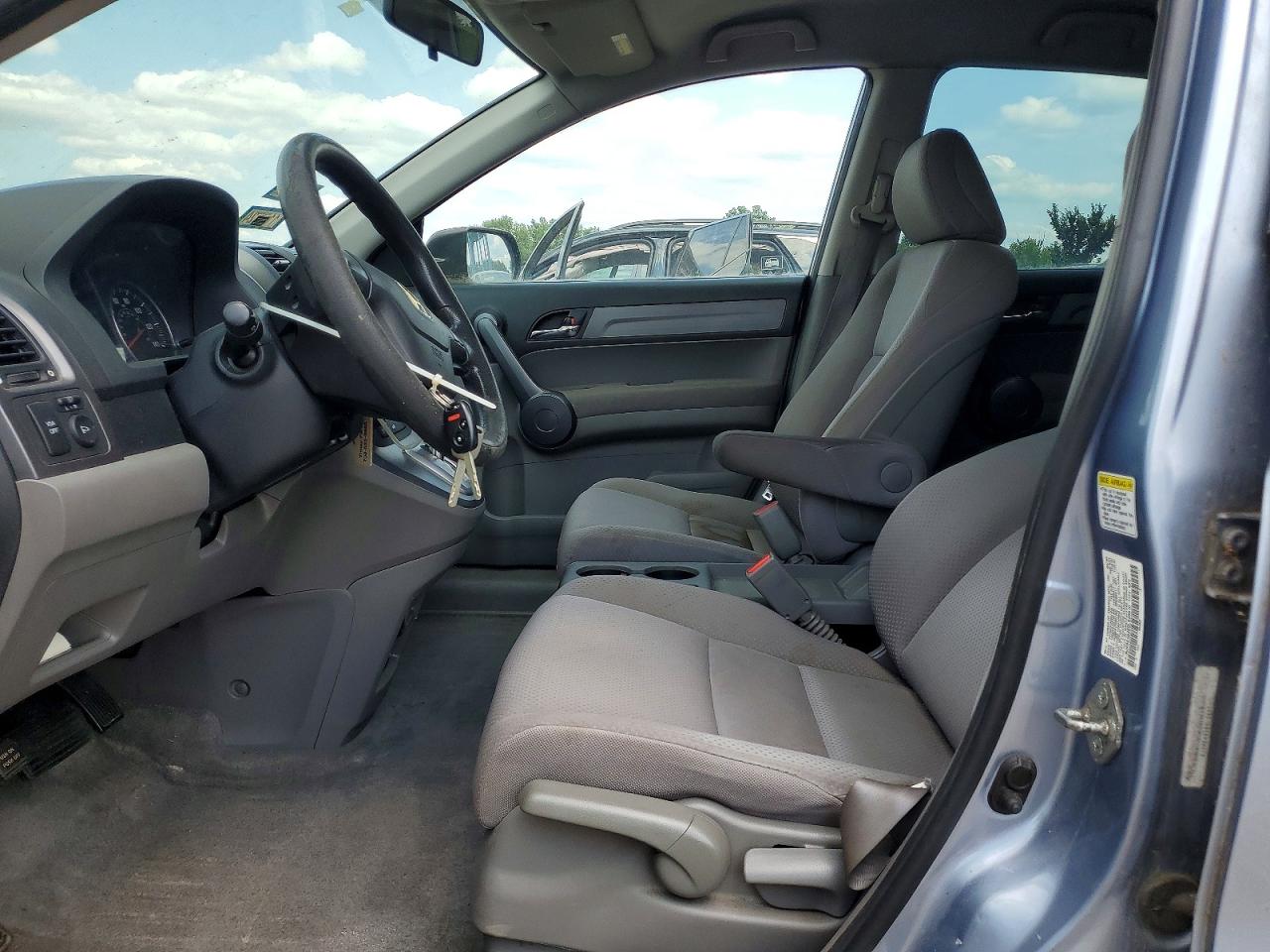 2009 Honda Cr-v Lx Blue vin: 5J6RE48369L040510