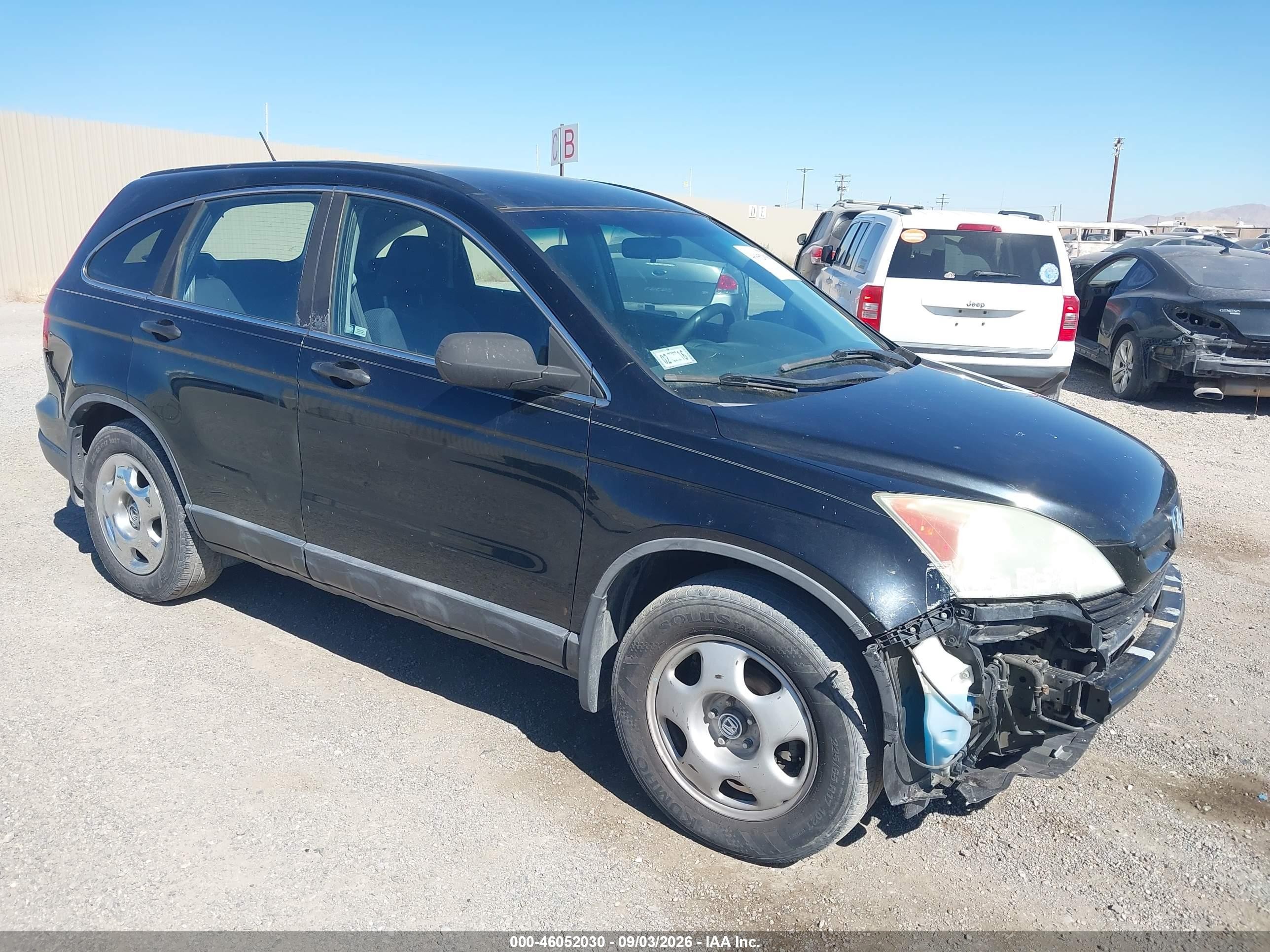 2009 Honda Cr-v Lx Black vin: 5J6RE48369L045352