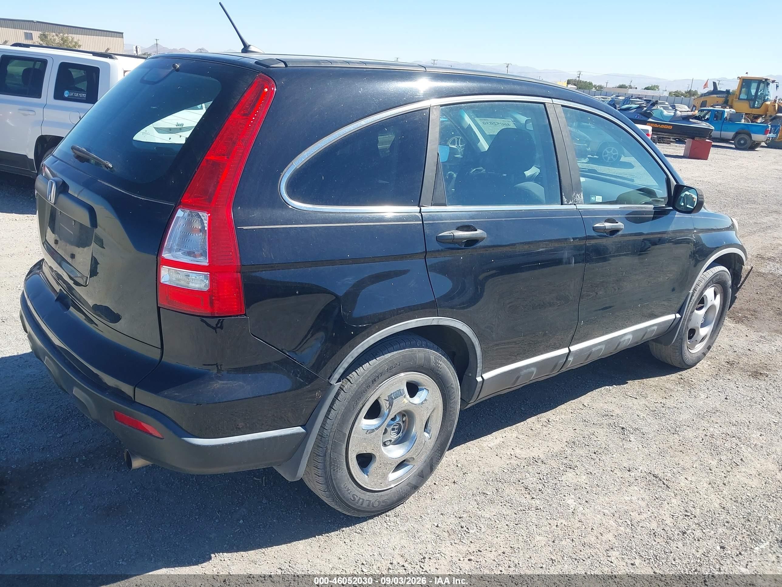 2009 Honda Cr-v Lx Black vin: 5J6RE48369L045352