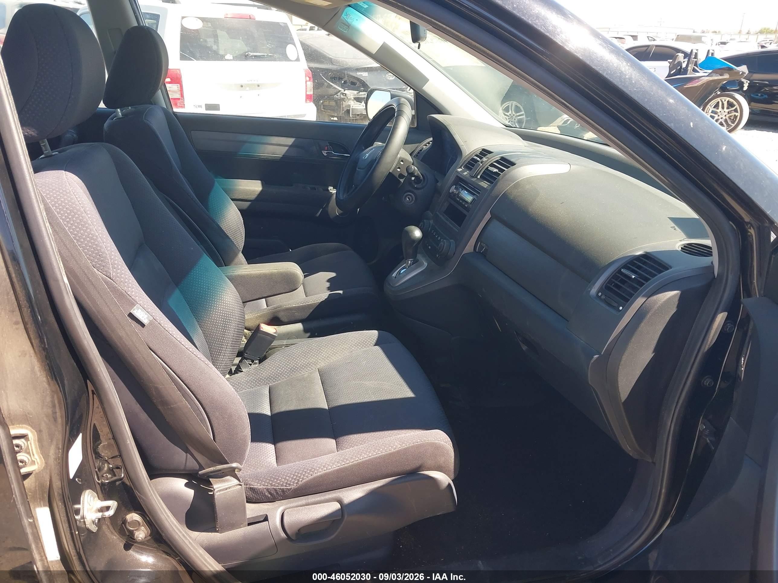 2009 Honda Cr-v Lx Black vin: 5J6RE48369L045352