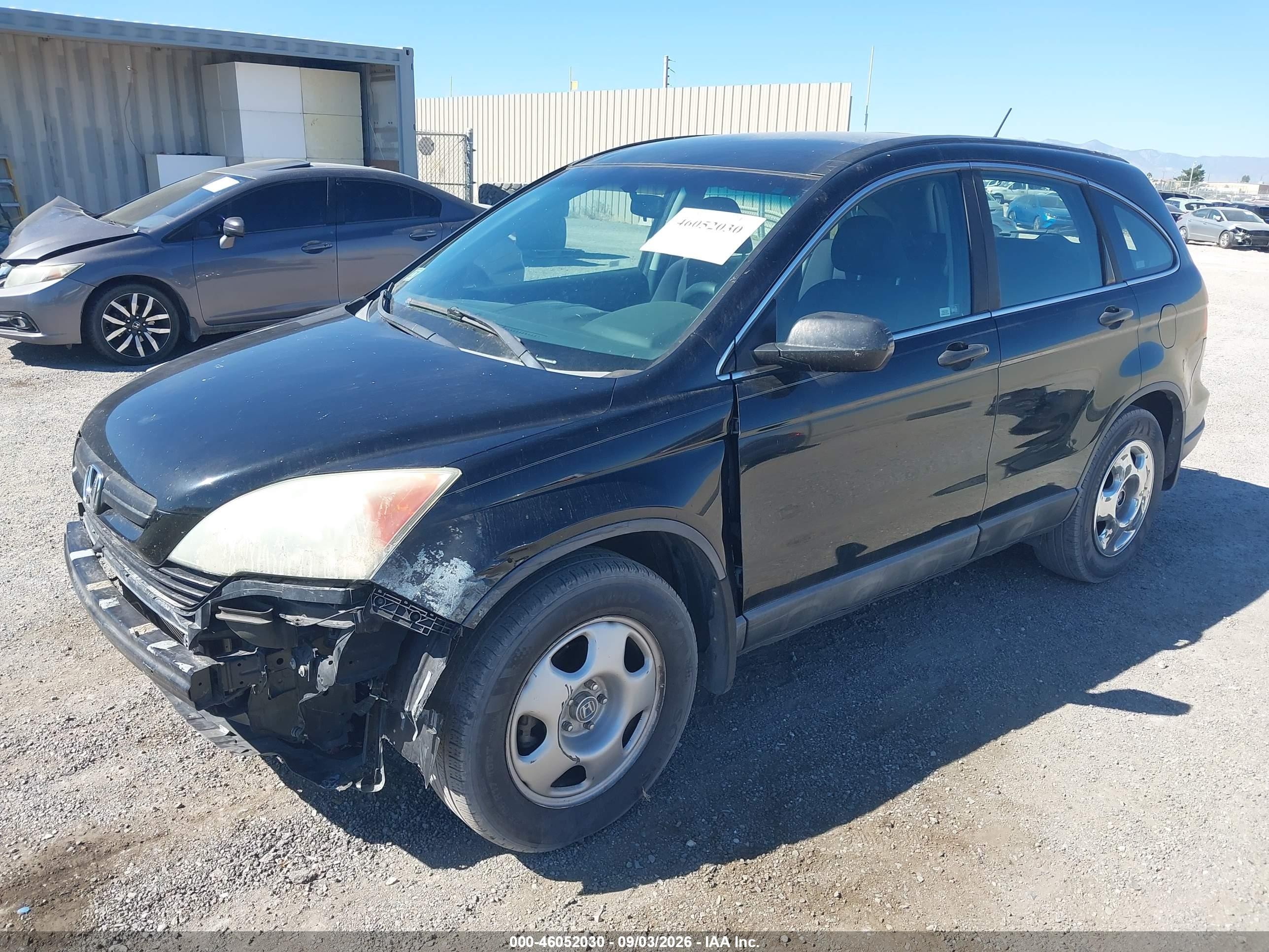 2009 Honda Cr-v Lx Black vin: 5J6RE48369L045352