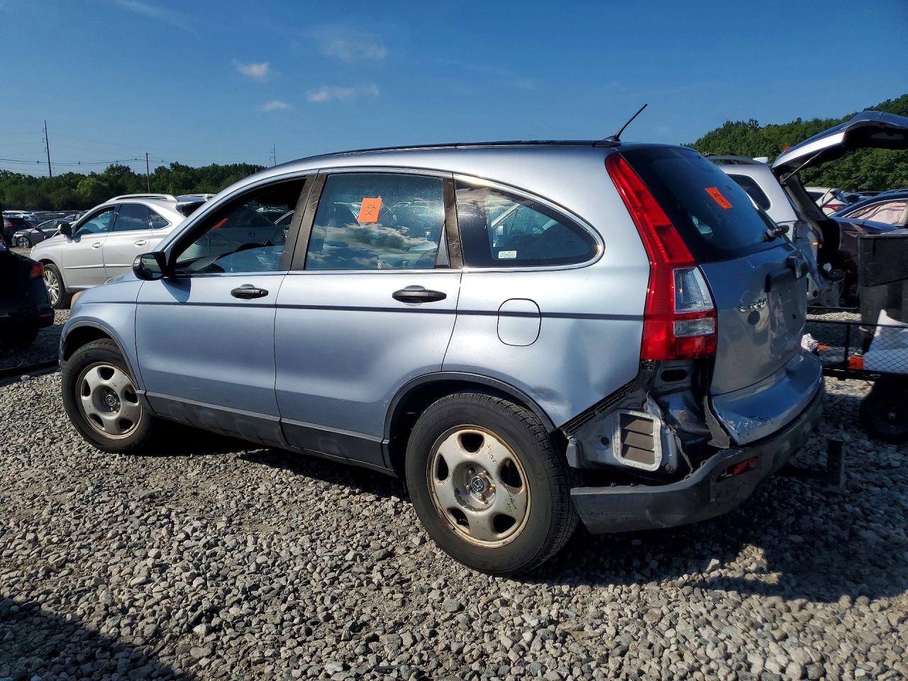 2007 Honda Cr-v Lx Синий vin: 5J6RE48377L013331