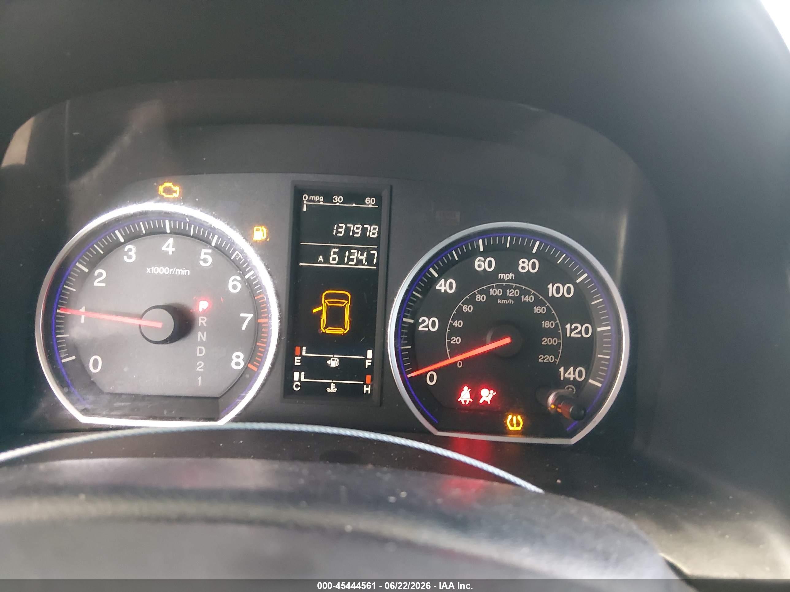 2007 Honda Cr-v Lx Blue vin: 5J6RE48377L018948
