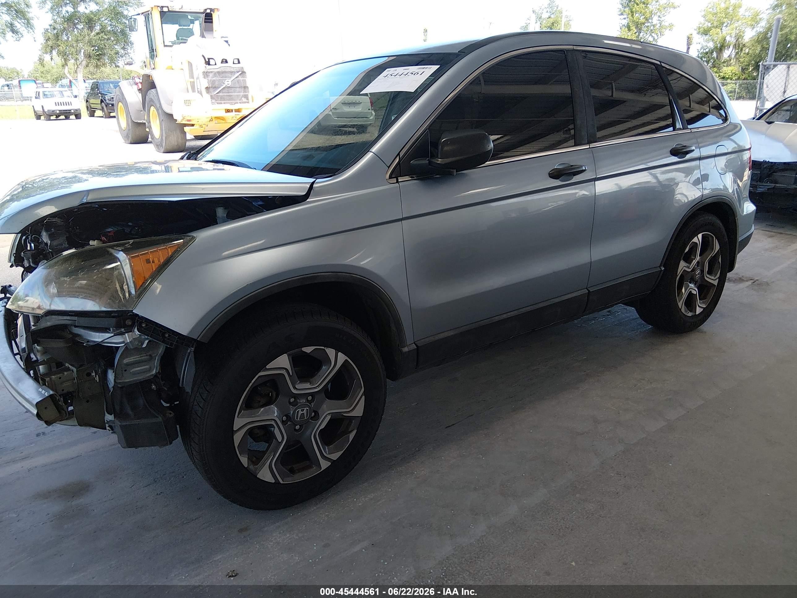 2007 Honda Cr-v Lx Blue vin: 5J6RE48377L018948