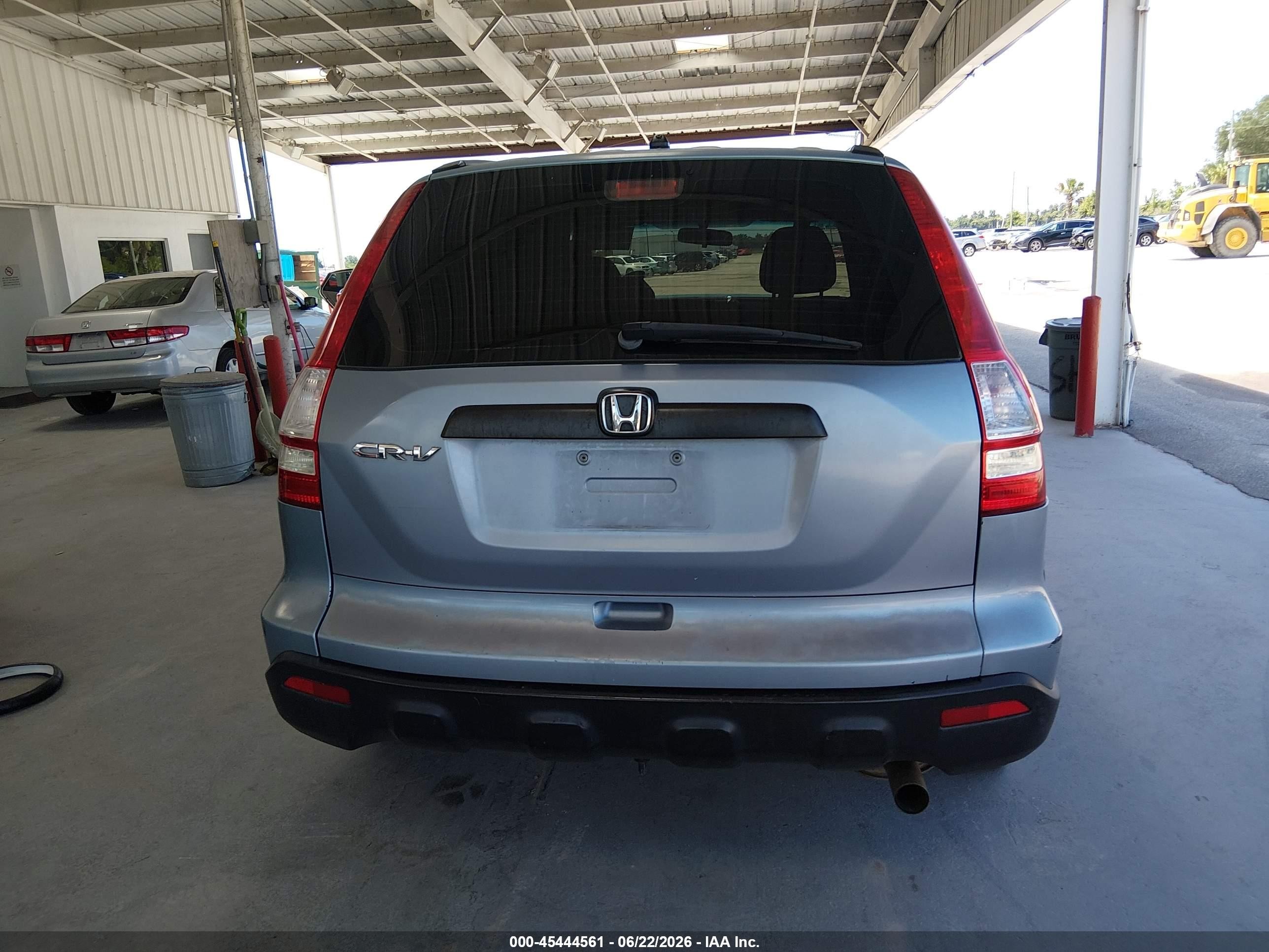 2007 Honda Cr-v Lx Blue vin: 5J6RE48377L018948
