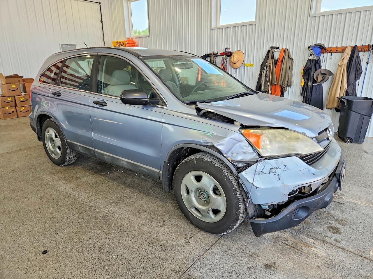 2008 Honda Cr-v Lx Синий vin: 5J6RE48378L043754