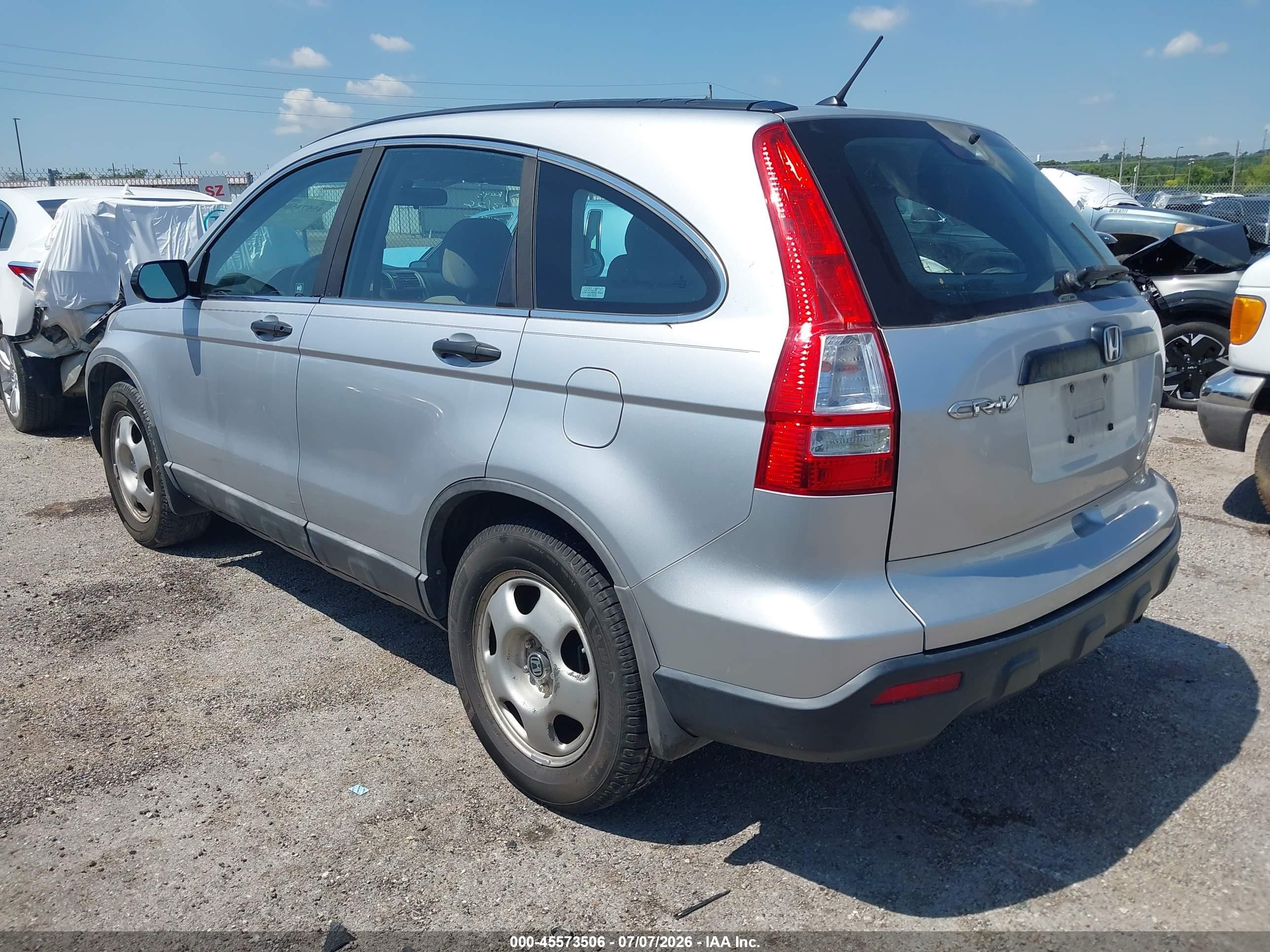 2009 Honda Cr-v Lx Silver vin: 5J6RE48379L010898