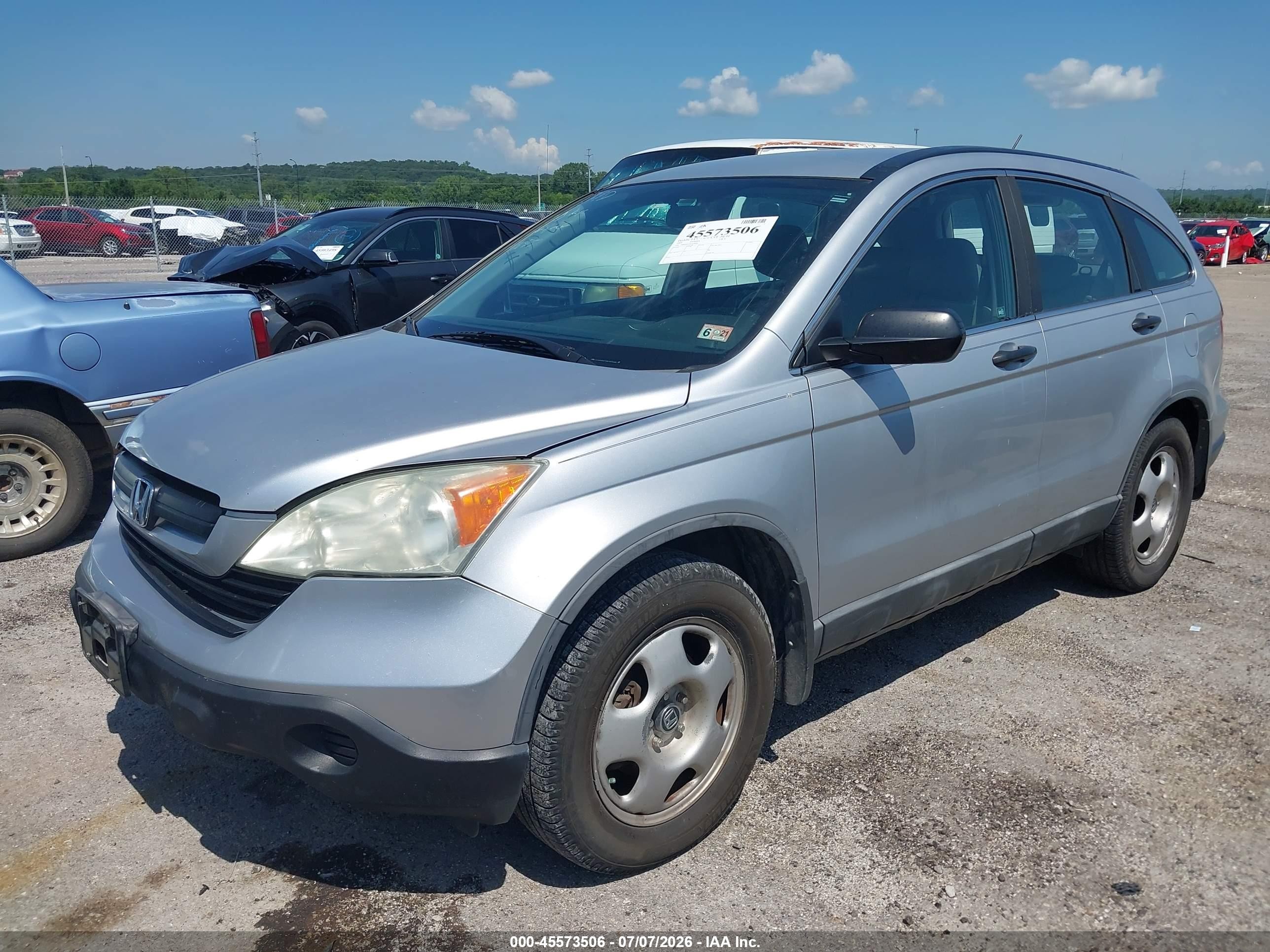 2009 Honda Cr-v Lx Silver vin: 5J6RE48379L010898
