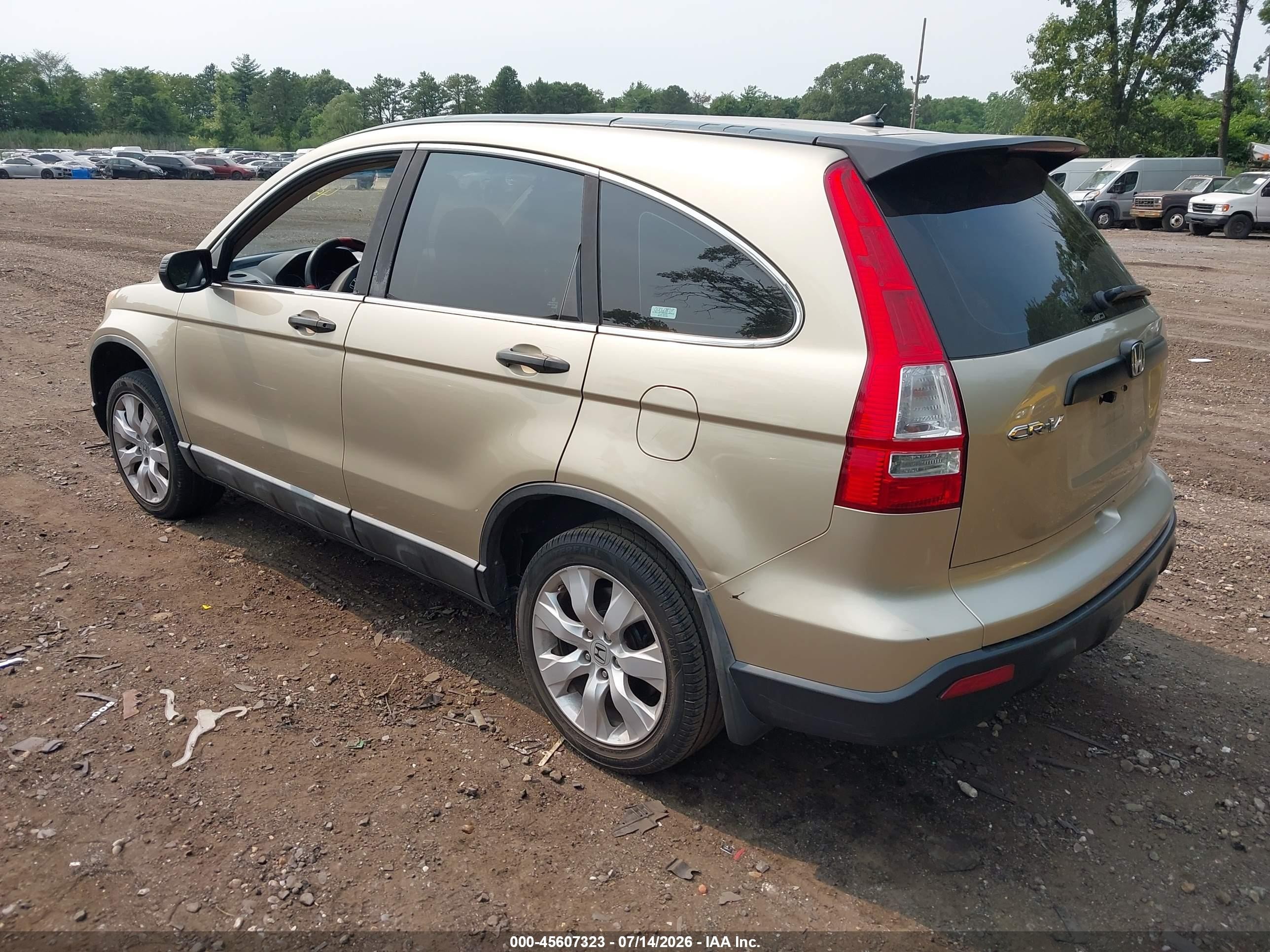 2009 Honda Cr-v Lx Золотой vin: 5J6RE48379L015406