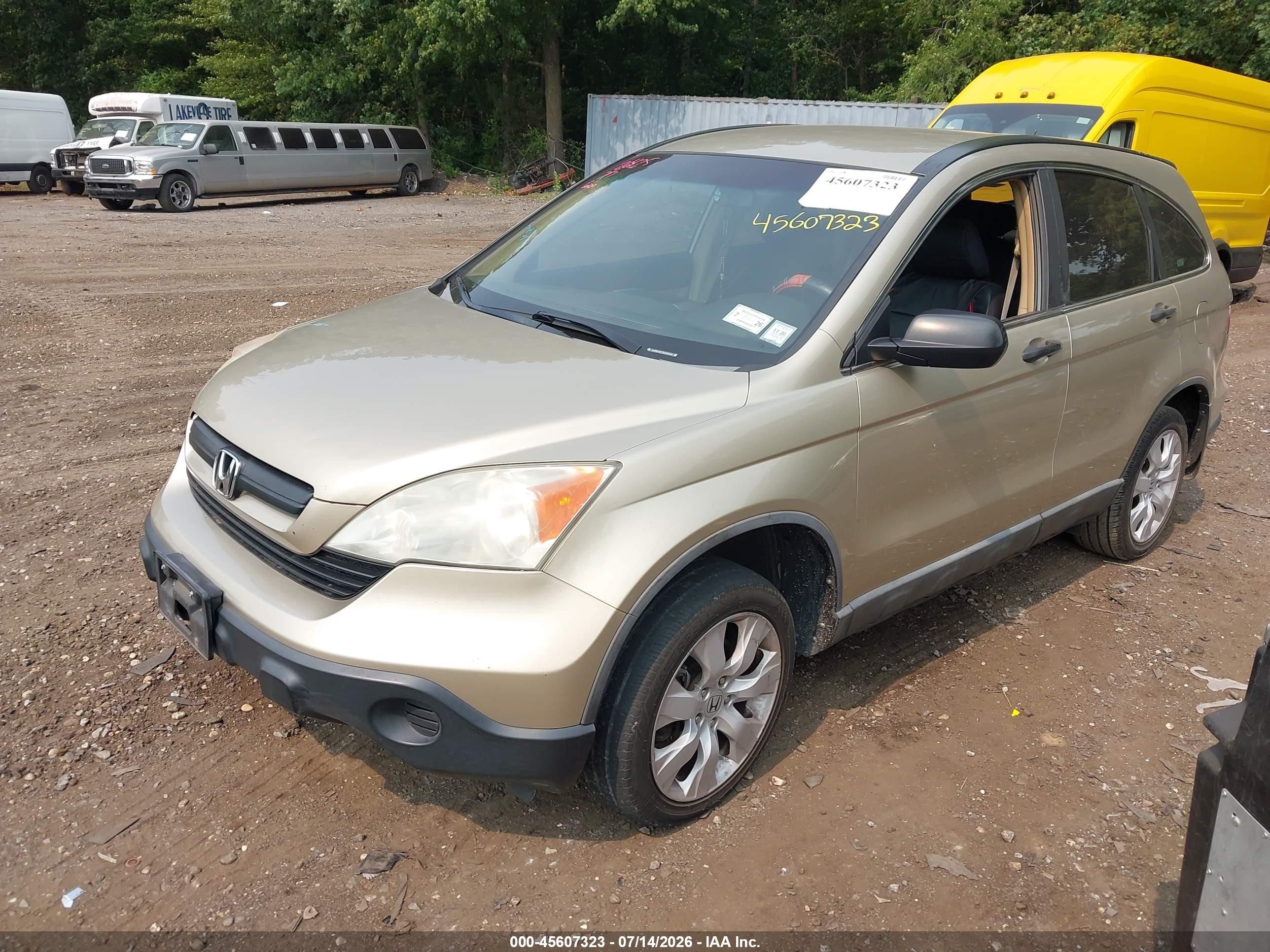 2009 Honda Cr-v Lx Золотой vin: 5J6RE48379L015406