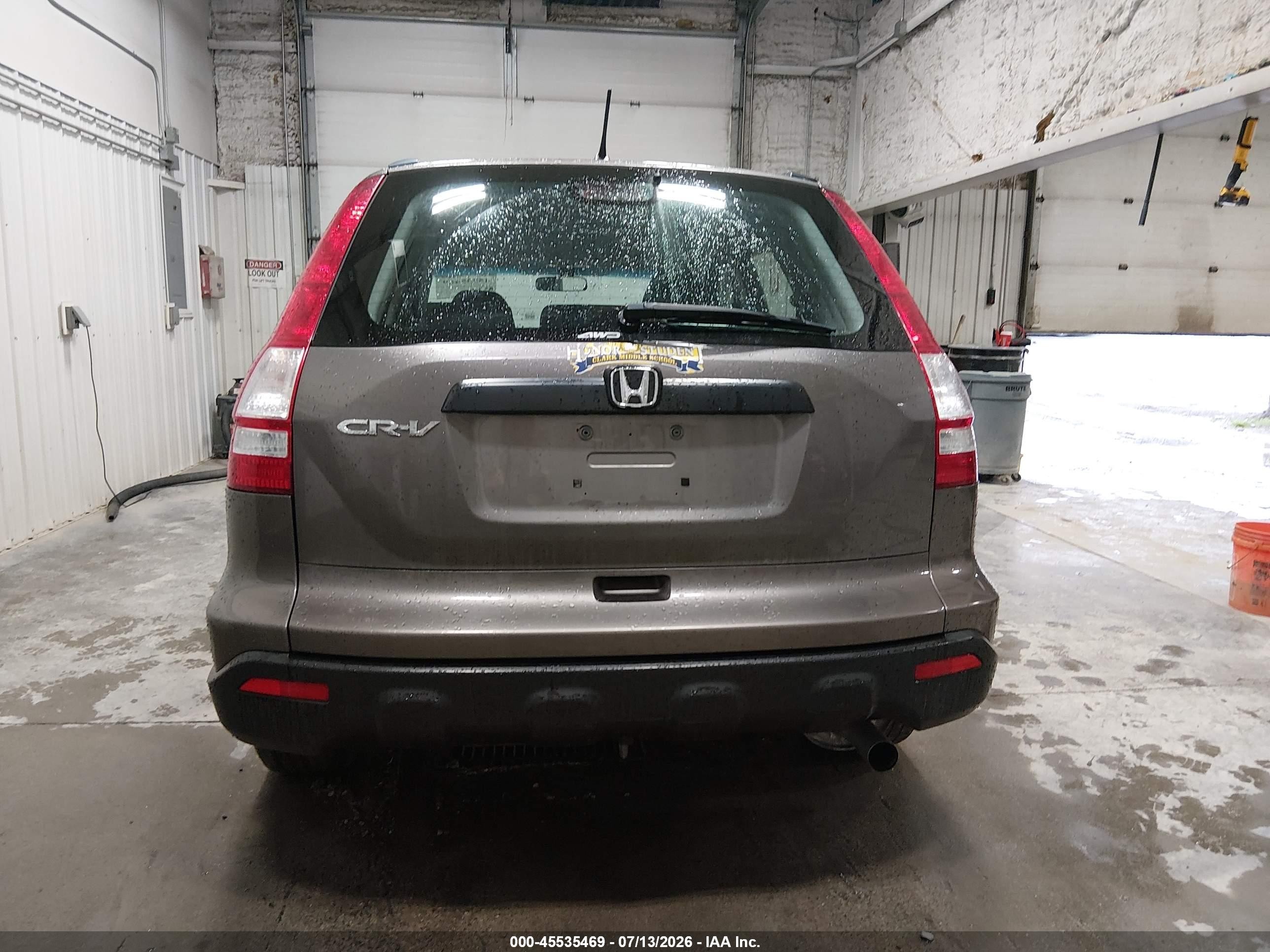 2009 Honda Cr-v Lx Brown vin: 5J6RE48379L023411
