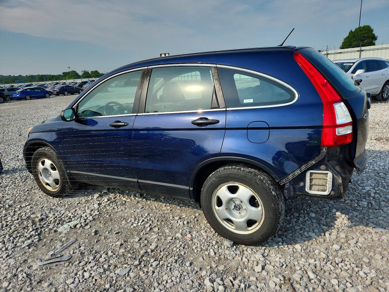 2009 Honda Cr-v Lx Blue vin: 5J6RE48379L024655