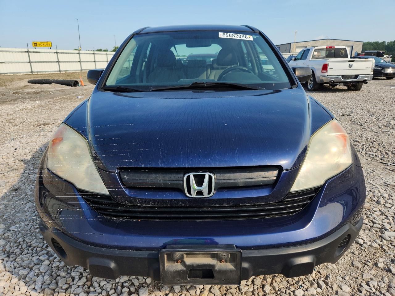 2009 Honda Cr-v Lx Blue vin: 5J6RE48379L024655