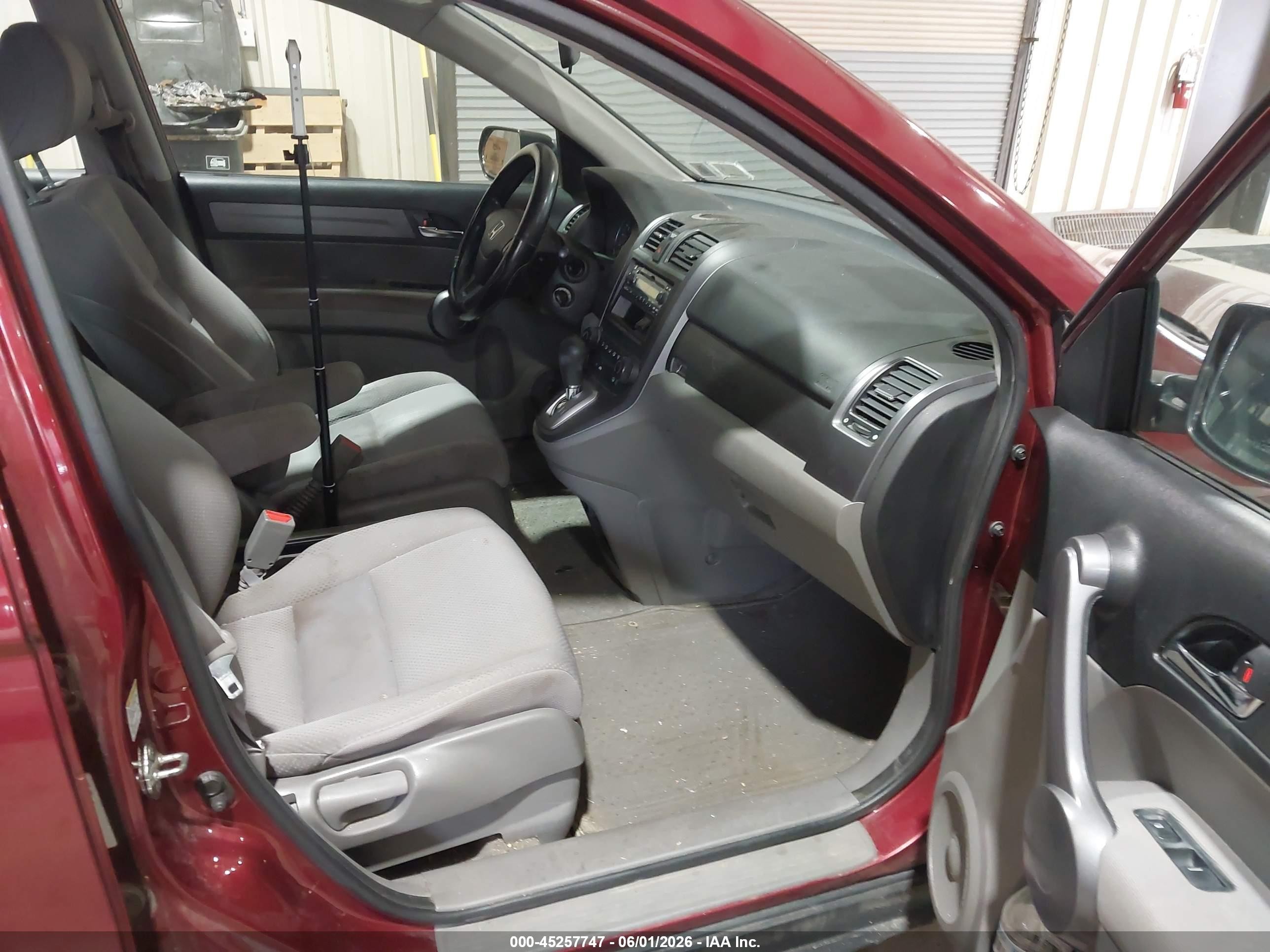 2009 Honda Cr-v Lx Бордовый vin: 5J6RE48379L047207