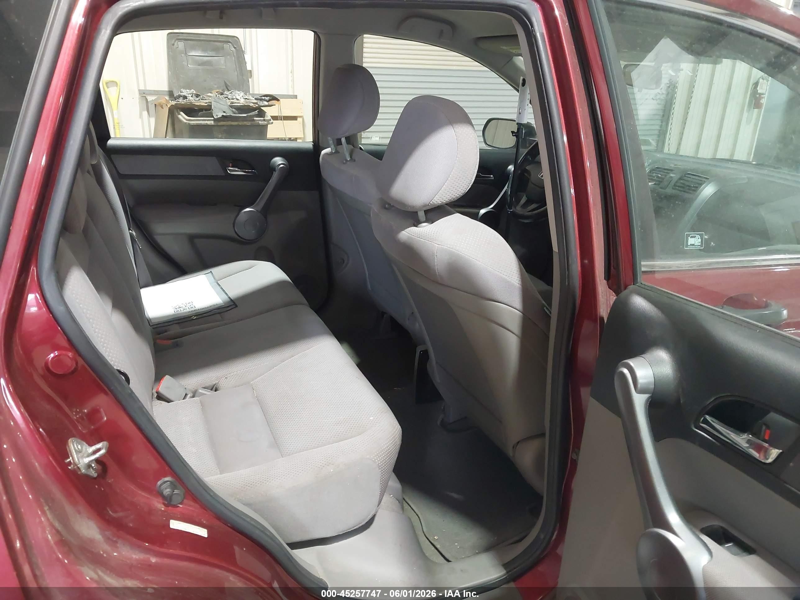 2009 Honda Cr-v Lx Бордовый vin: 5J6RE48379L047207