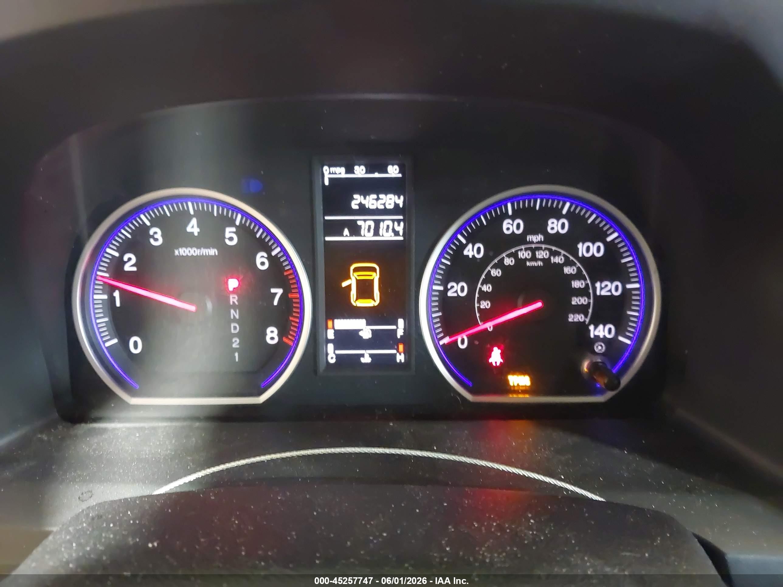 2009 Honda Cr-v Lx Бордовый vin: 5J6RE48379L047207