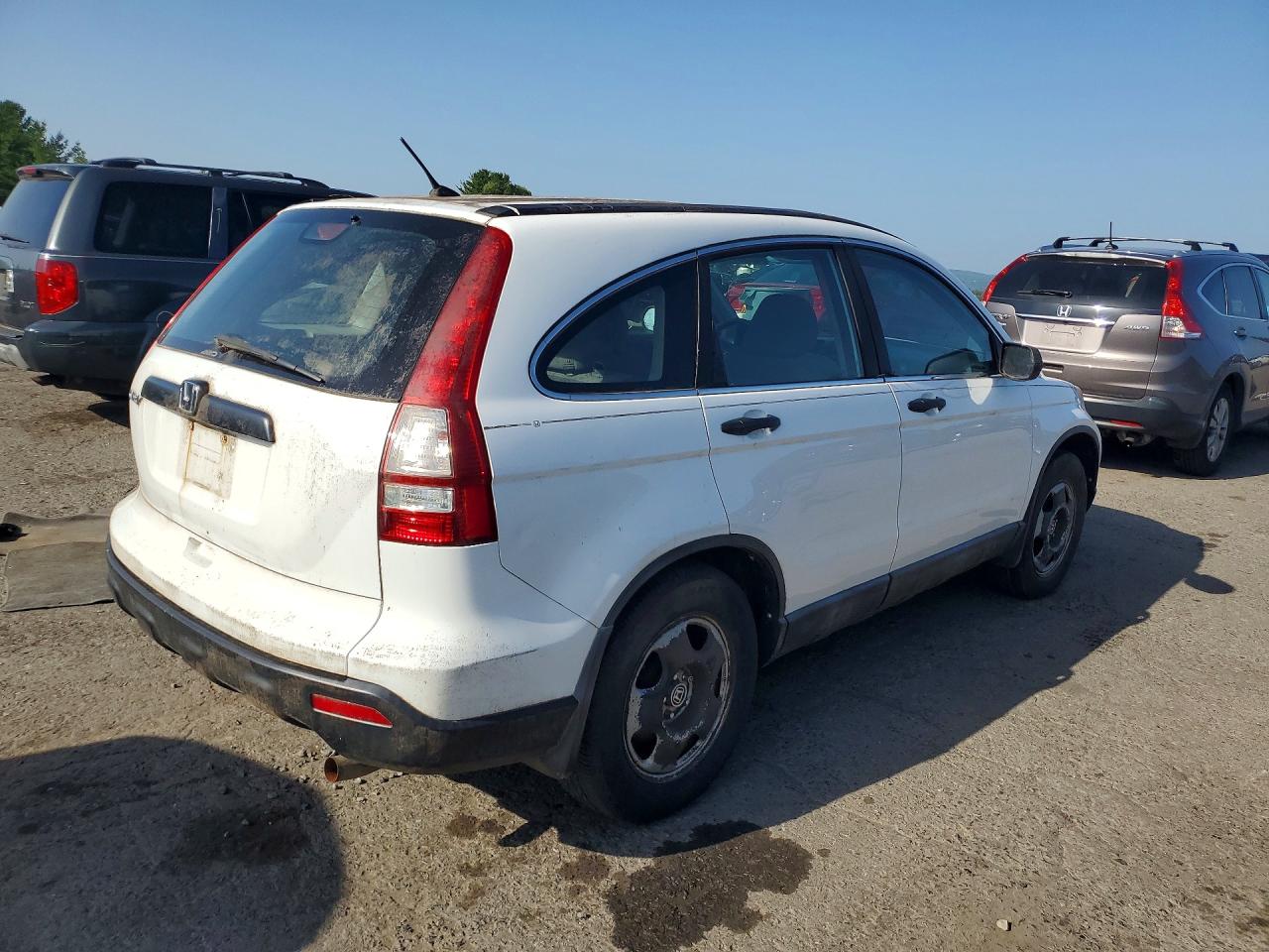 2008 Honda Cr-v Lx Белый vin: 5J6RE48388L031192