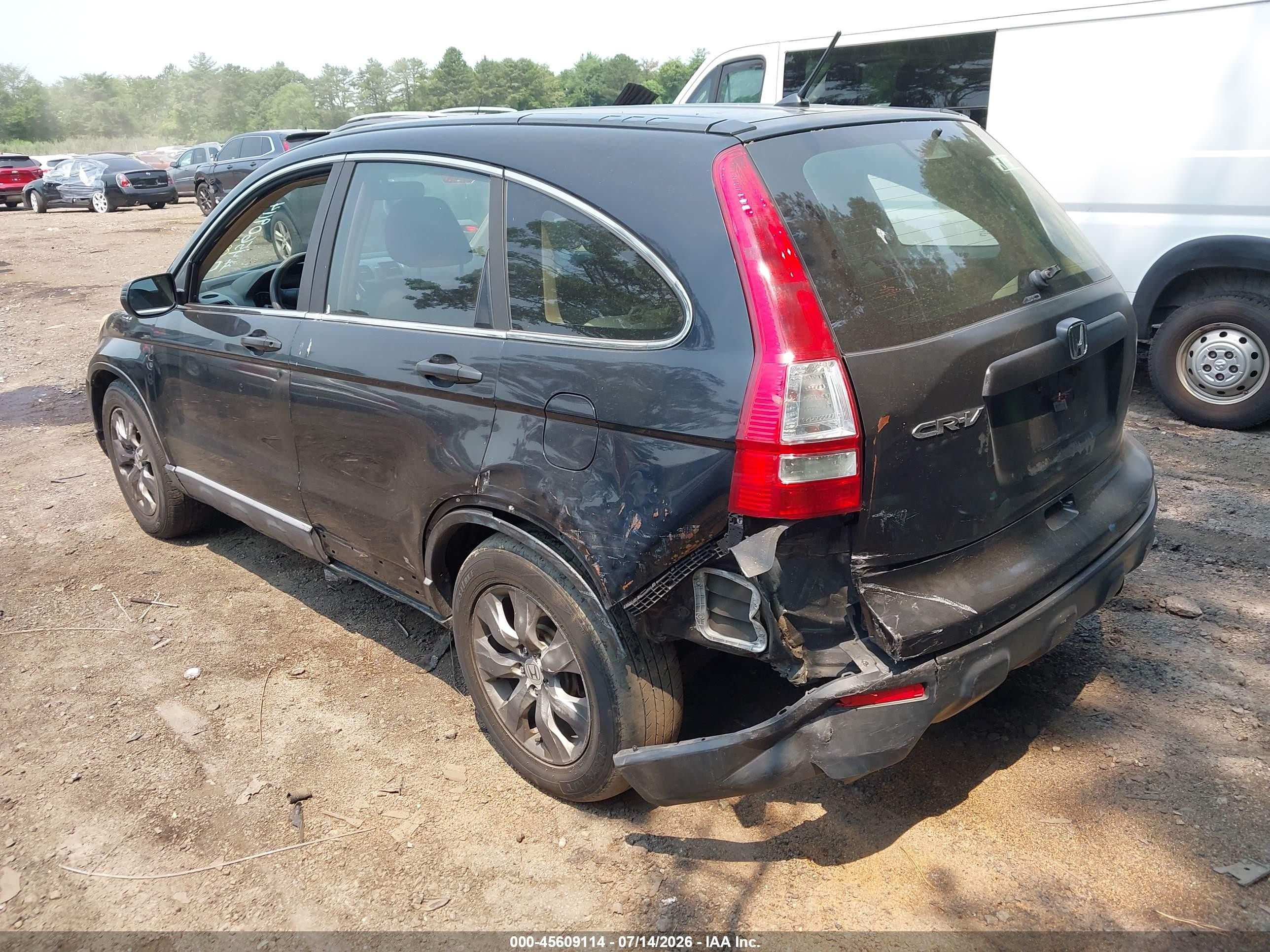 2008 Honda Cr-v Lx Black vin: 5J6RE48388L033833
