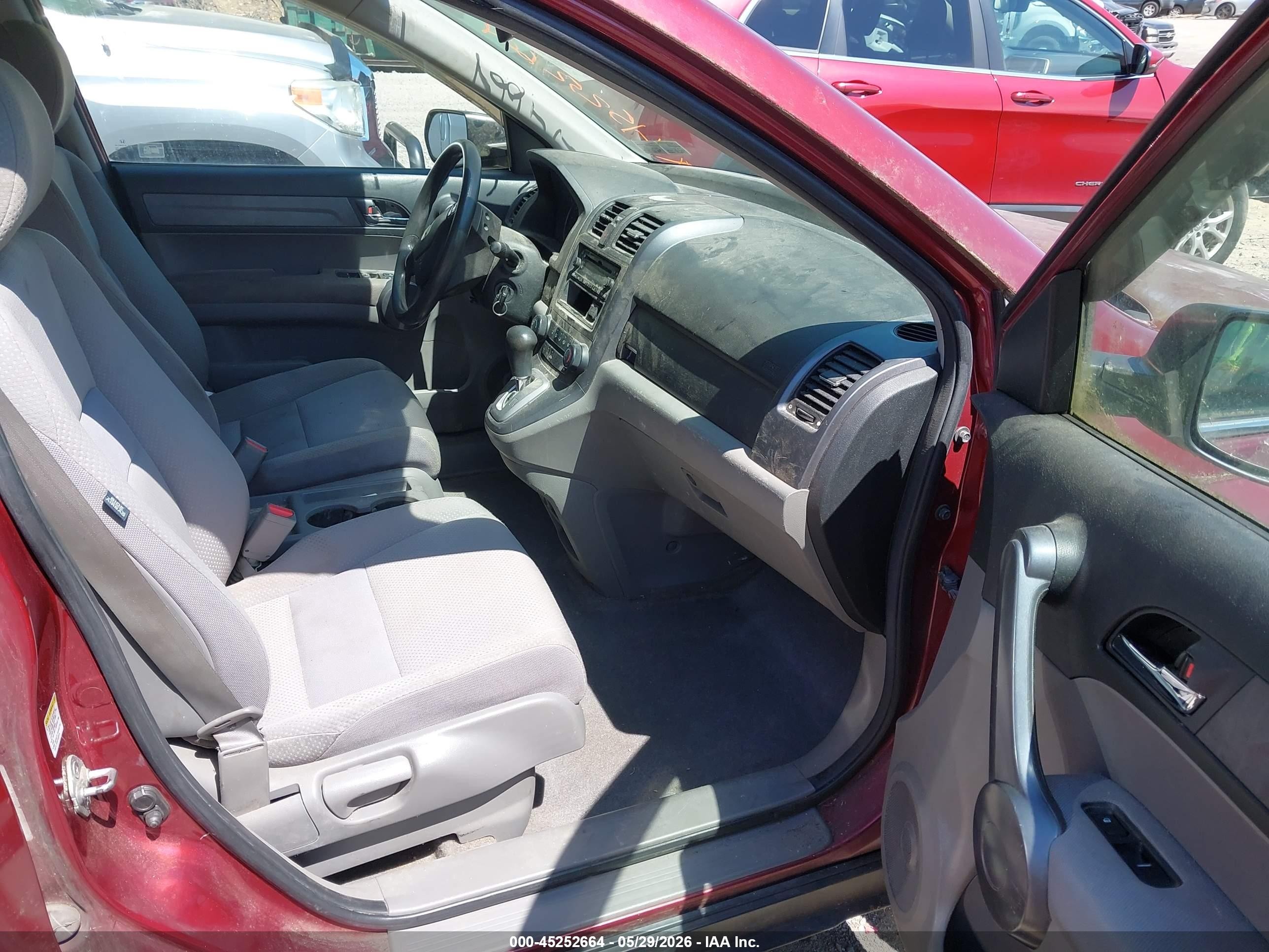 2008 Honda Cr-v Lx Red vin: 5J6RE48388L040605