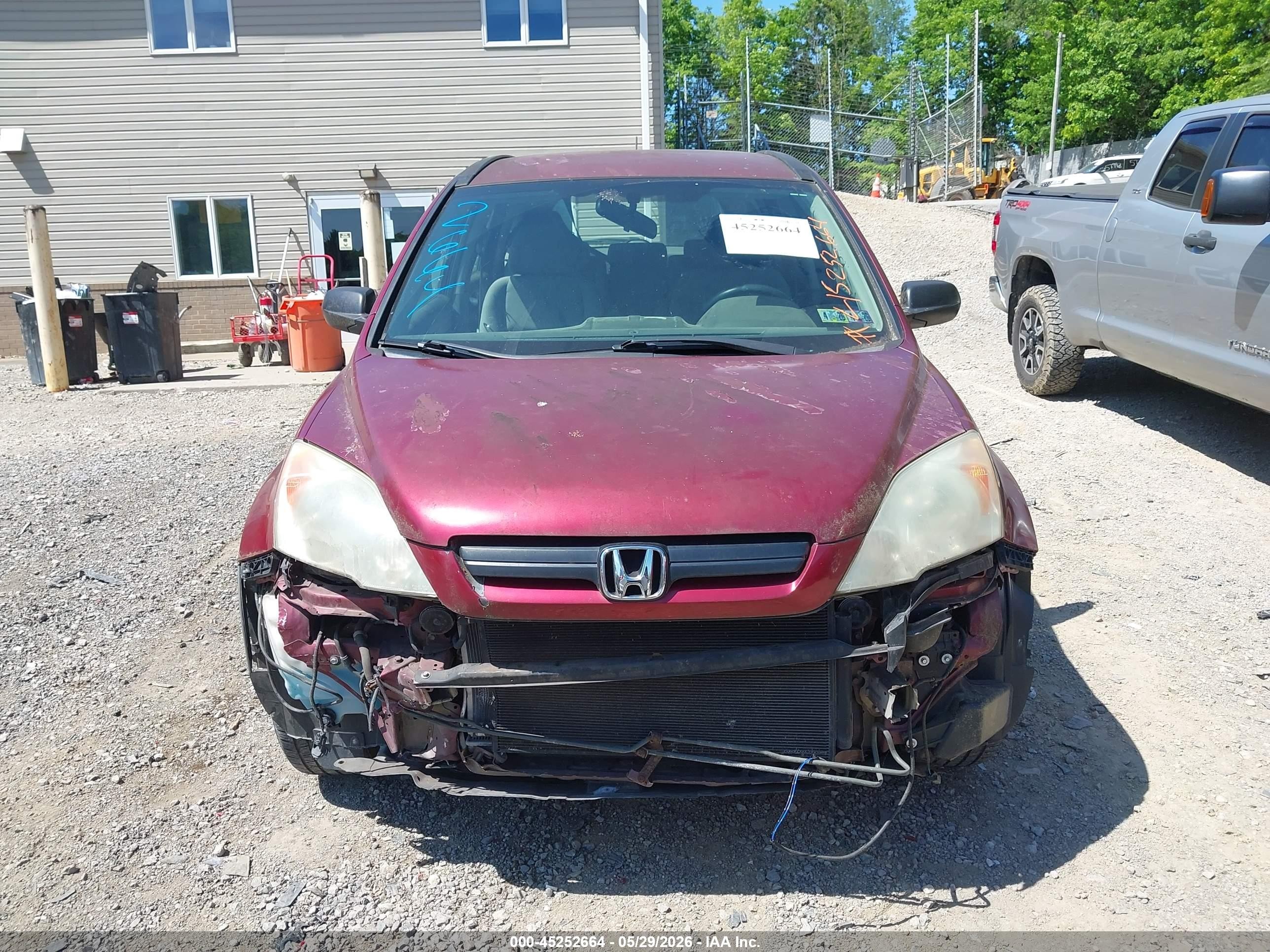 2008 Honda Cr-v Lx Red vin: 5J6RE48388L040605