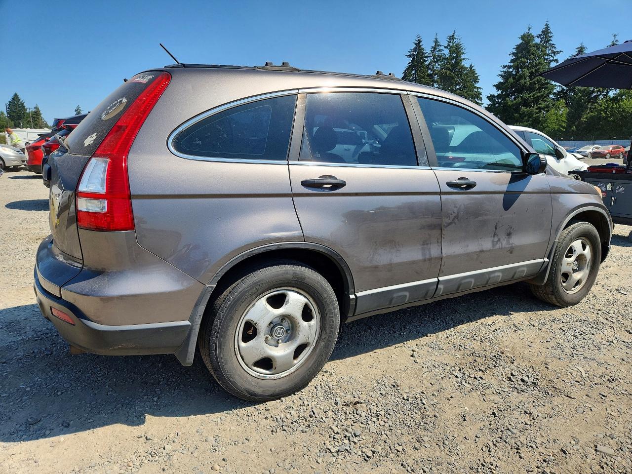 2009 Honda Cr-v Lx Gray vin: 5J6RE48389L025782
