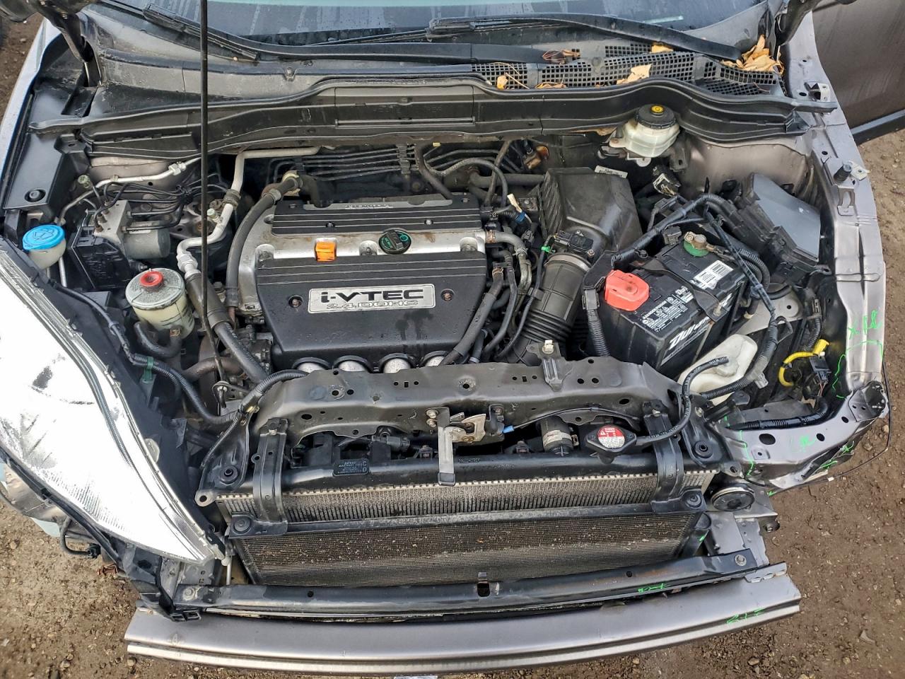 2009 Honda Cr-v Lx Gray vin: 5J6RE48389L025863