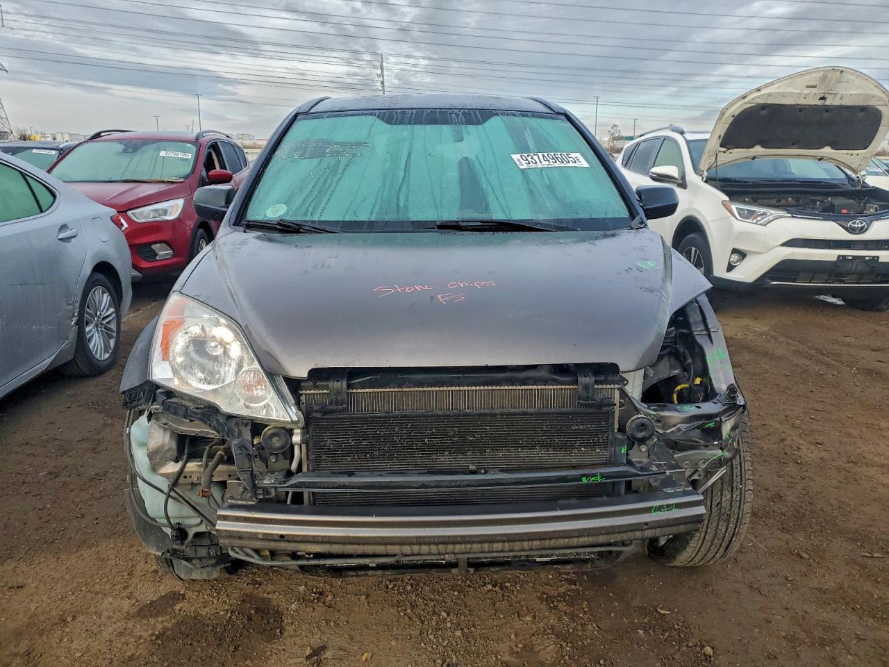 2009 Honda Cr-v Lx Gray vin: 5J6RE48389L025863