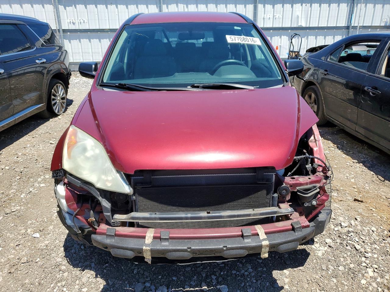 2009 Honda Cr-v Lx Red vin: 5J6RE48389L059527