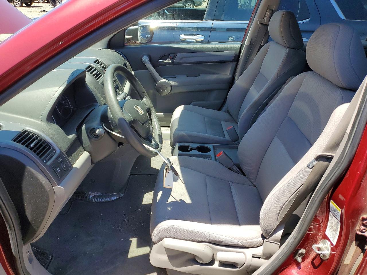 2009 Honda Cr-v Lx Red vin: 5J6RE48389L059527