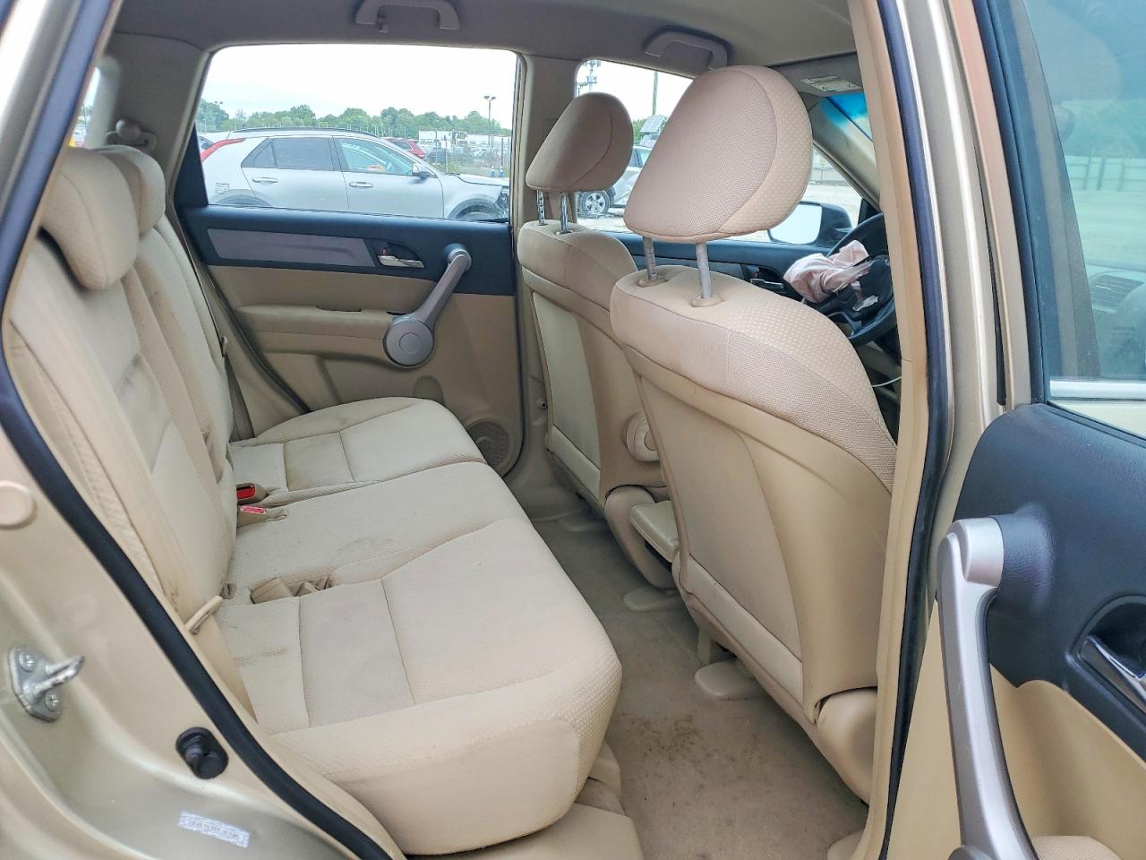 2007 Honda Cr-v Lx Beige vin: 5J6RE48397L007885