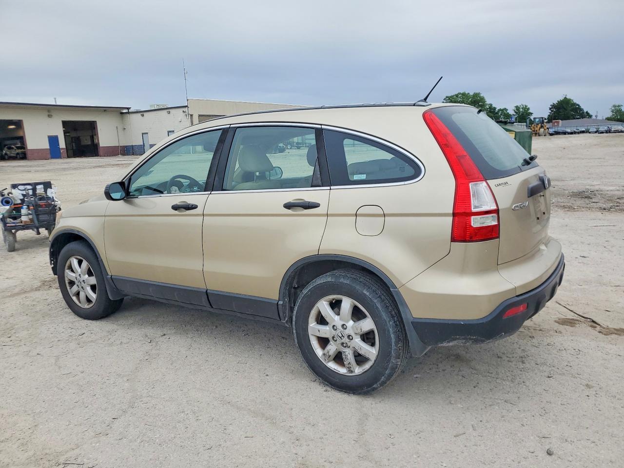 2007 Honda Cr-v Lx Beige vin: 5J6RE48397L007885