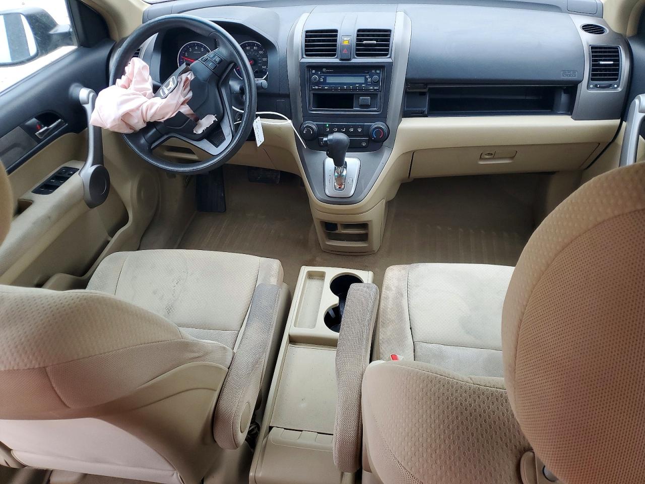 2007 Honda Cr-v Lx Beige vin: 5J6RE48397L007885