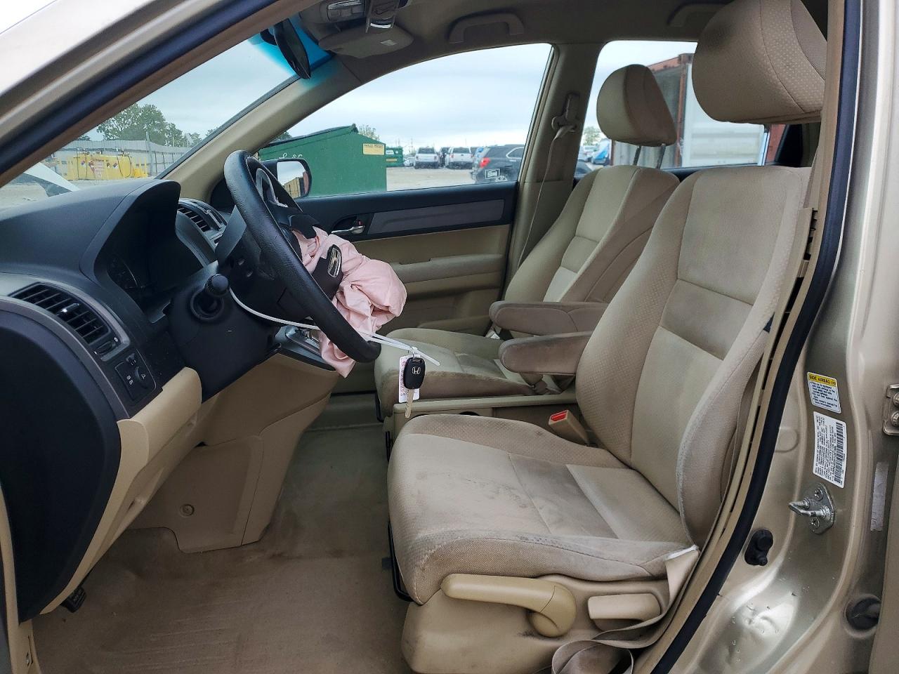 2007 Honda Cr-v Lx Beige vin: 5J6RE48397L007885