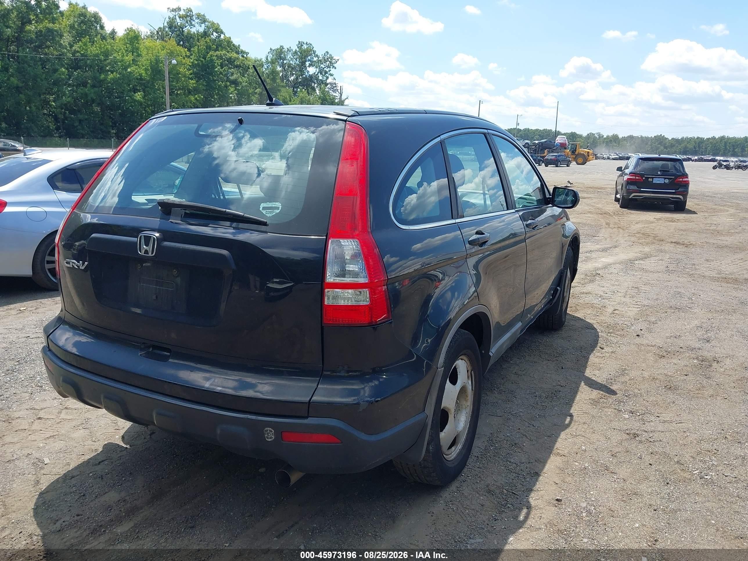 2008 Honda Cr-v Lx Gray vin: 5J6RE48398L001716