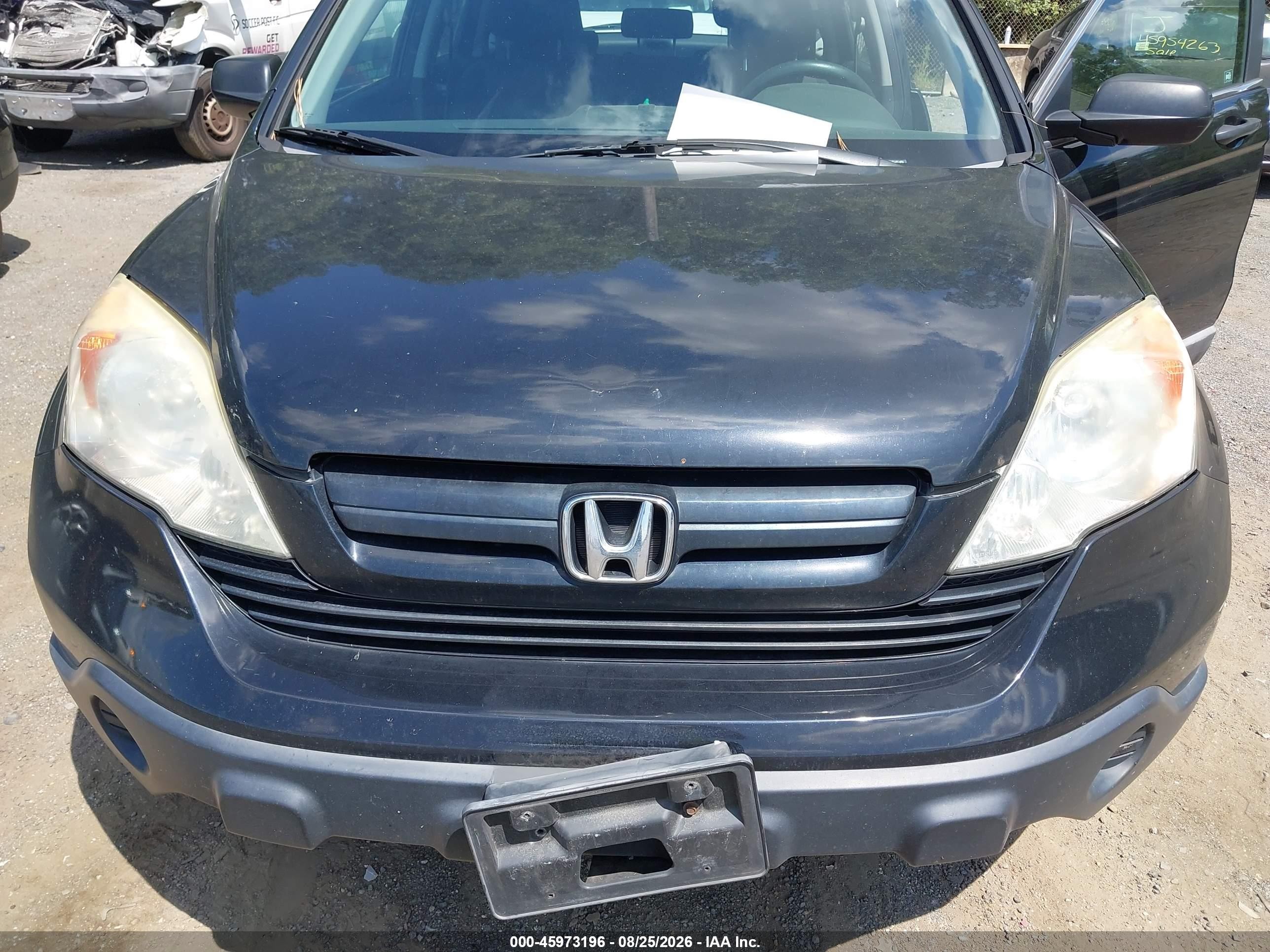 2008 Honda Cr-v Lx Gray vin: 5J6RE48398L001716