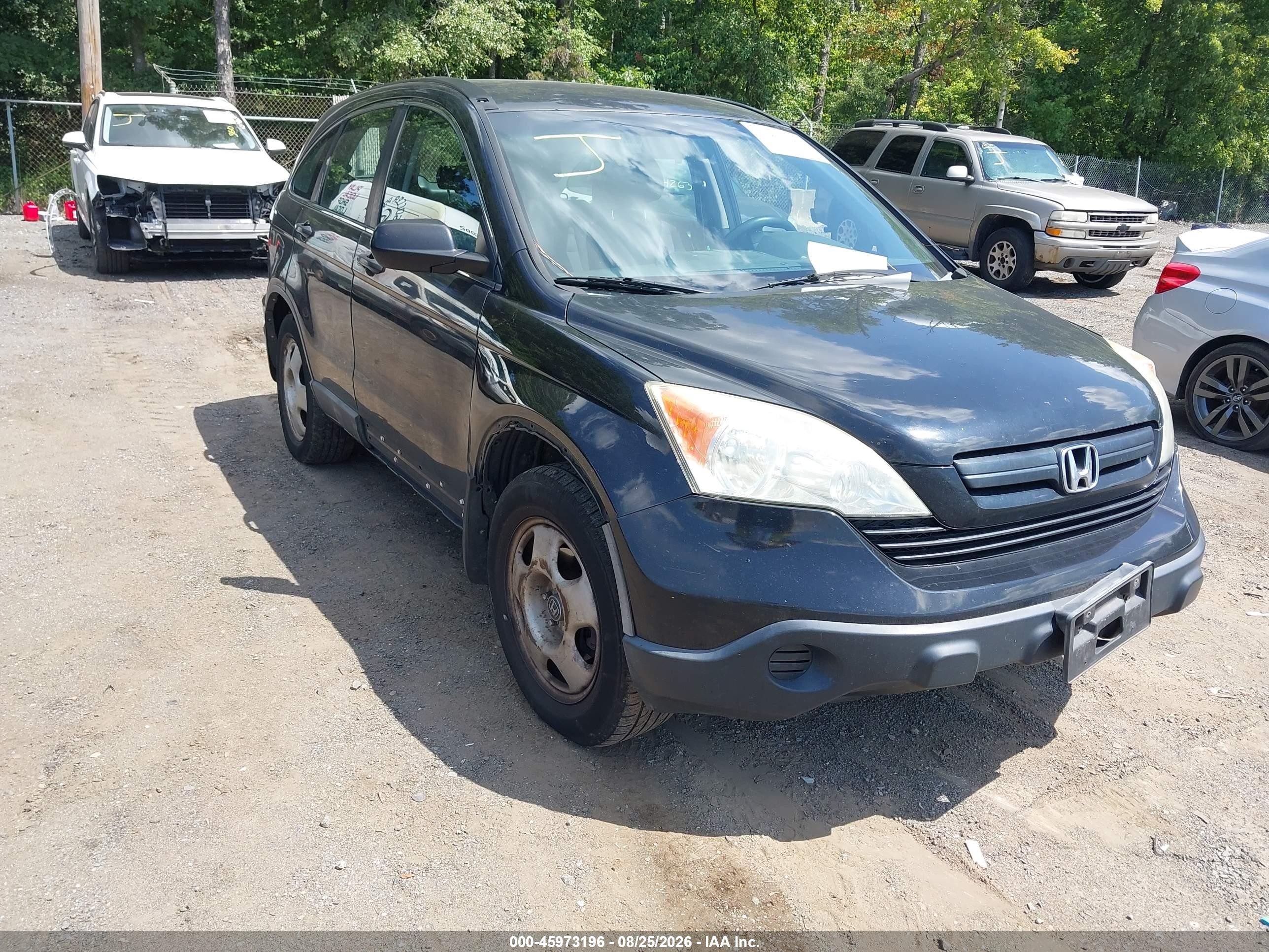 2008 Honda Cr-v Lx Gray vin: 5J6RE48398L001716