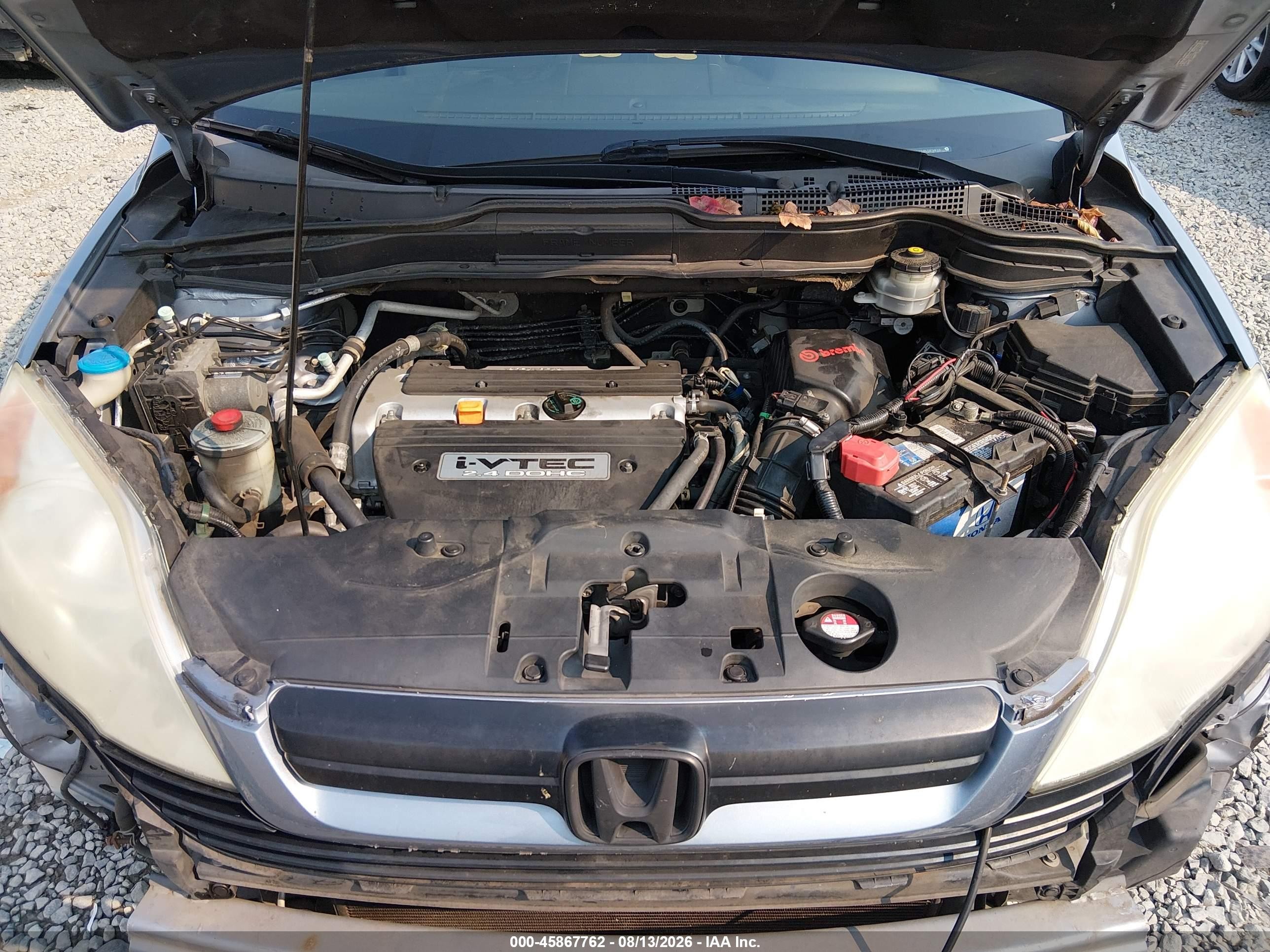 2008 Honda Cr-v Lx Silver vin: 5J6RE48398L029435