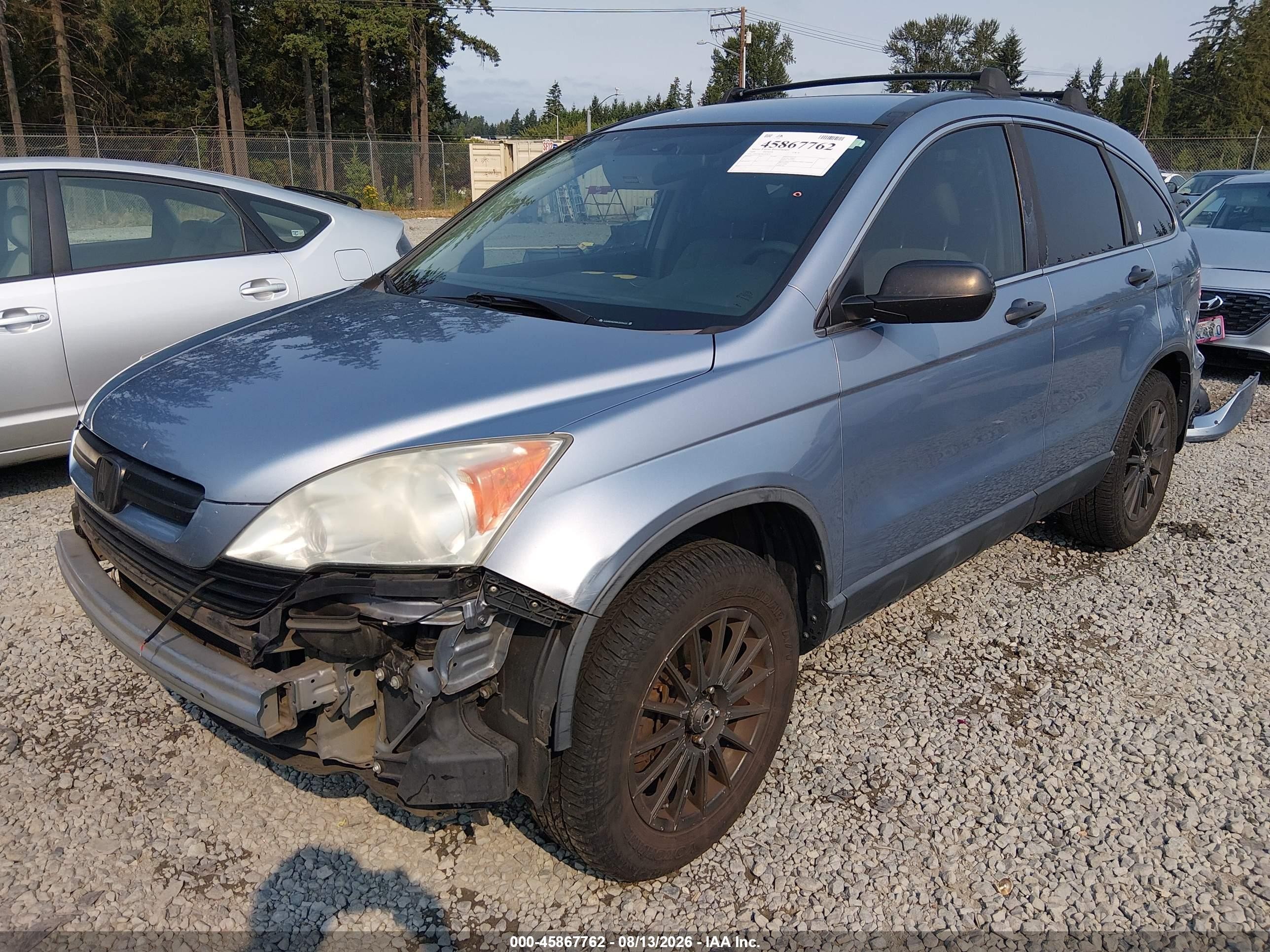 2008 Honda Cr-v Lx Silver vin: 5J6RE48398L029435
