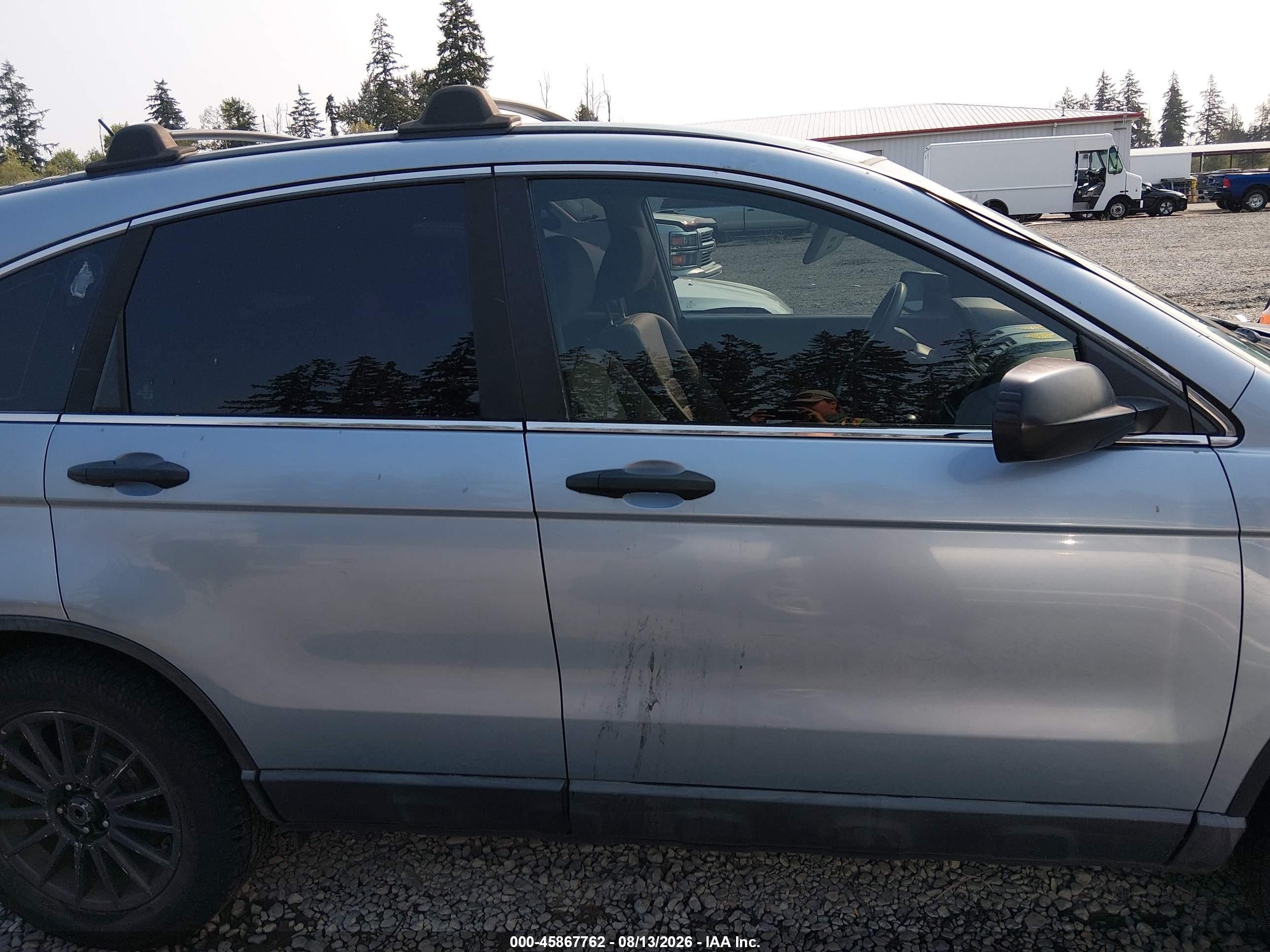 2008 Honda Cr-v Lx Silver vin: 5J6RE48398L029435