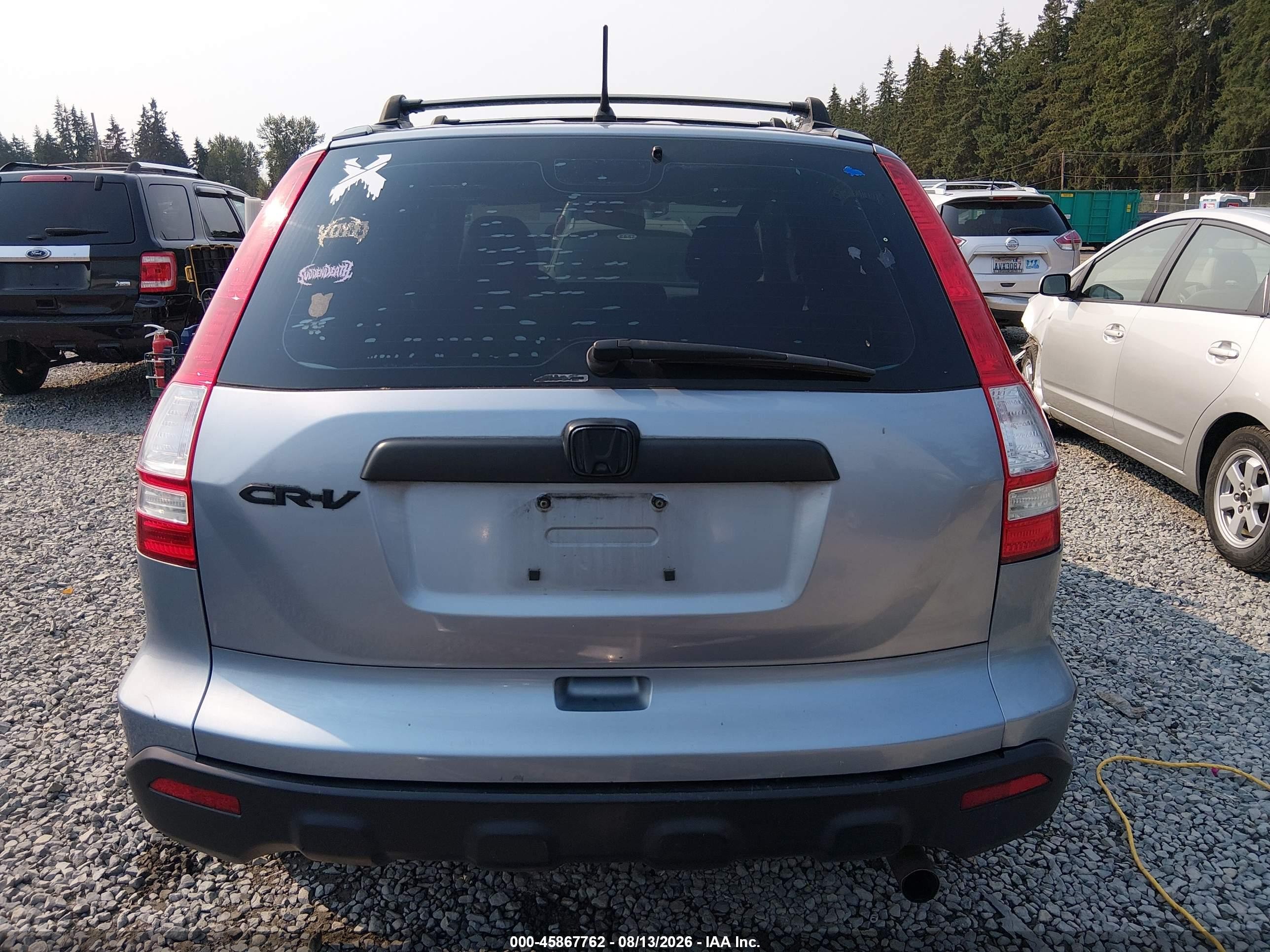 2008 Honda Cr-v Lx Silver vin: 5J6RE48398L029435