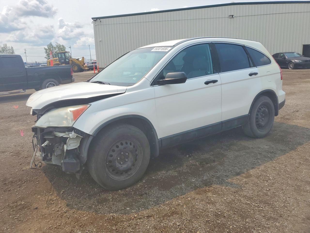 2008 Honda Cr-v Lx White vin: 5J6RE48398L809595