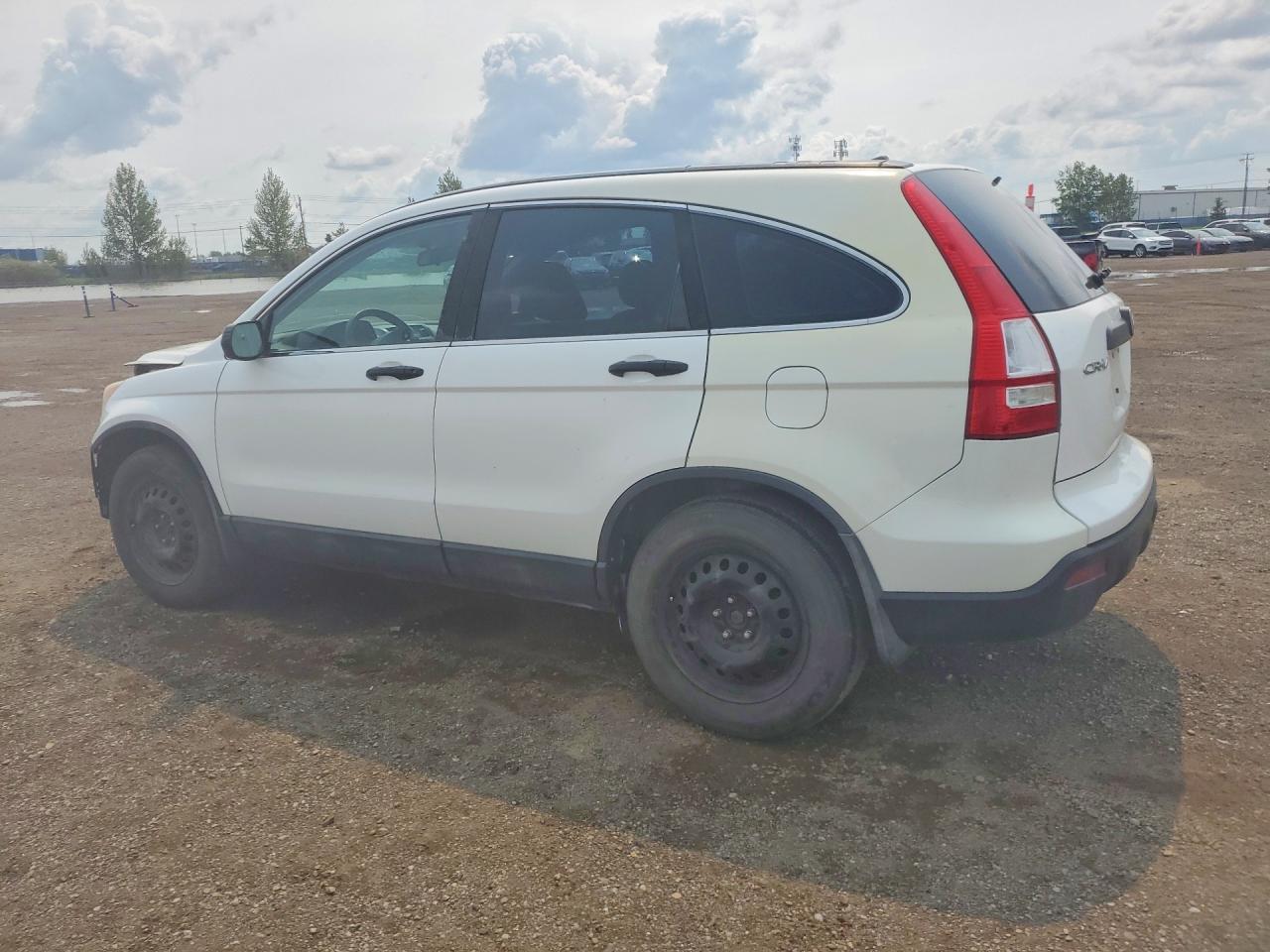 2008 Honda Cr-v Lx White vin: 5J6RE48398L809595