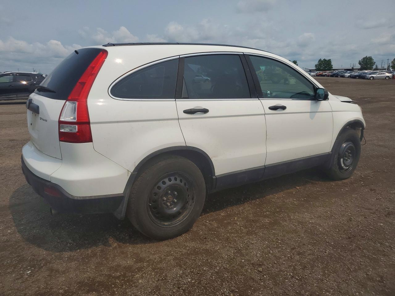 2008 Honda Cr-v Lx White vin: 5J6RE48398L809595